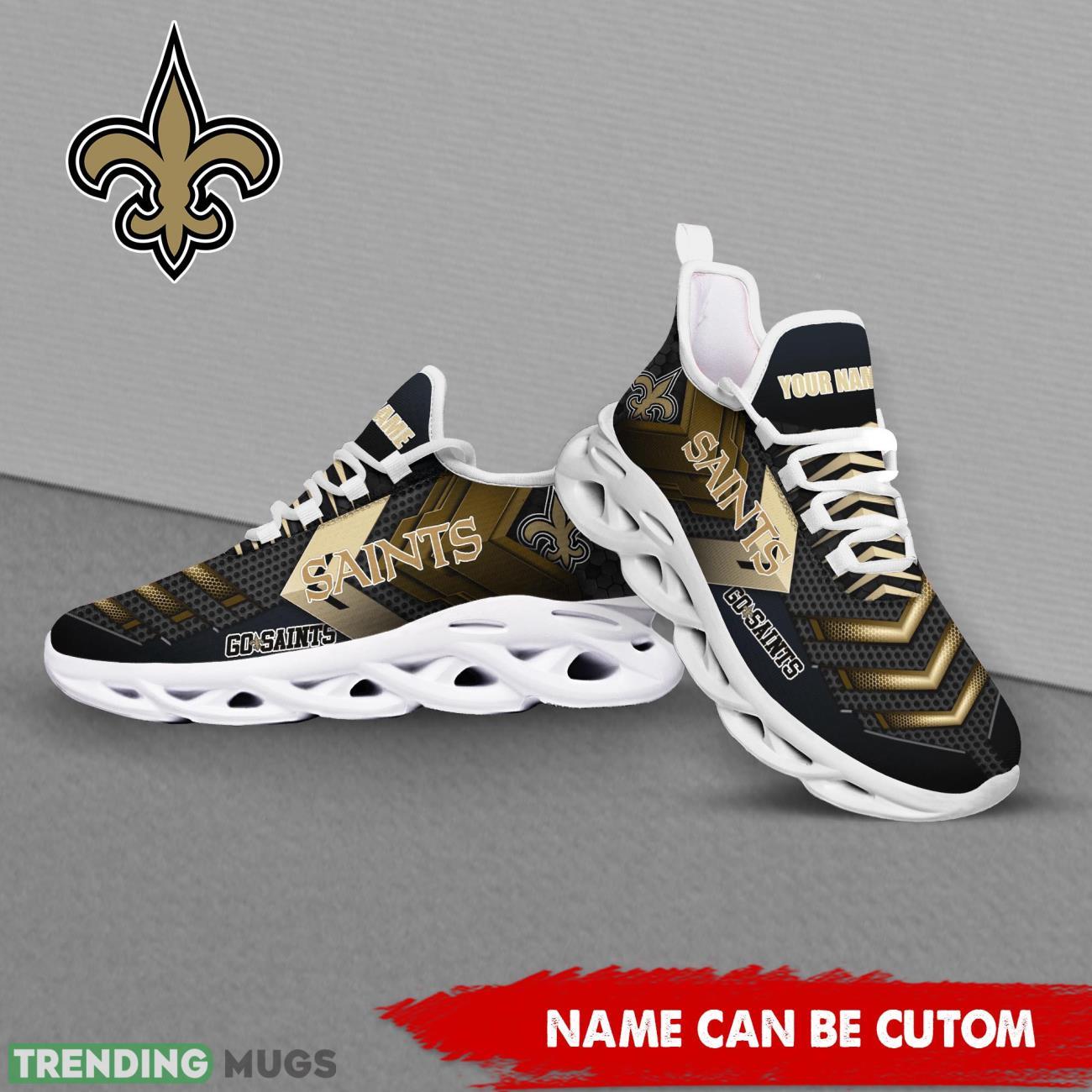 New Orleans Saints NFL Max Soul Shoes Custom Name Sport Shoes Trending Gift Product Photo 1 New Orleans Saints NFL Max Soul Shoes Custom Name Sport Shoes Trending Gift Product Photo 1