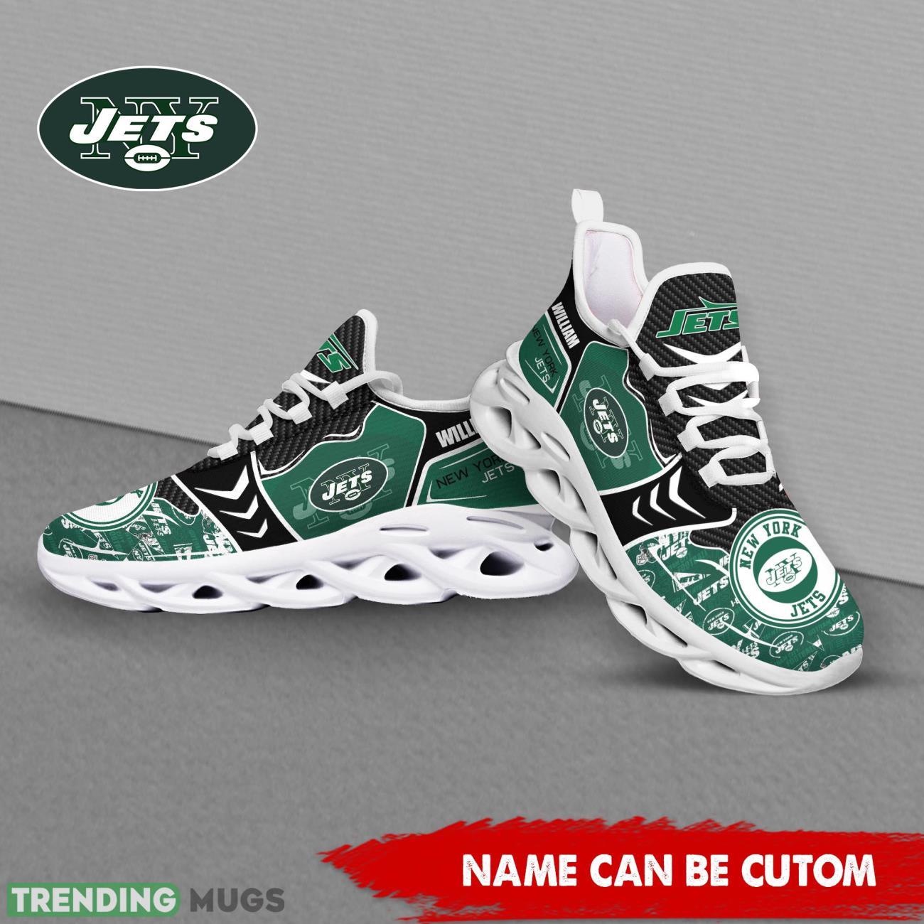 New York Jets NFL Custom Name Shoes Max Soul Shoes For Fans Product Photo 1 New York Jets NFL Custom Name Shoes Max Soul Shoes For Fans Product Photo 1