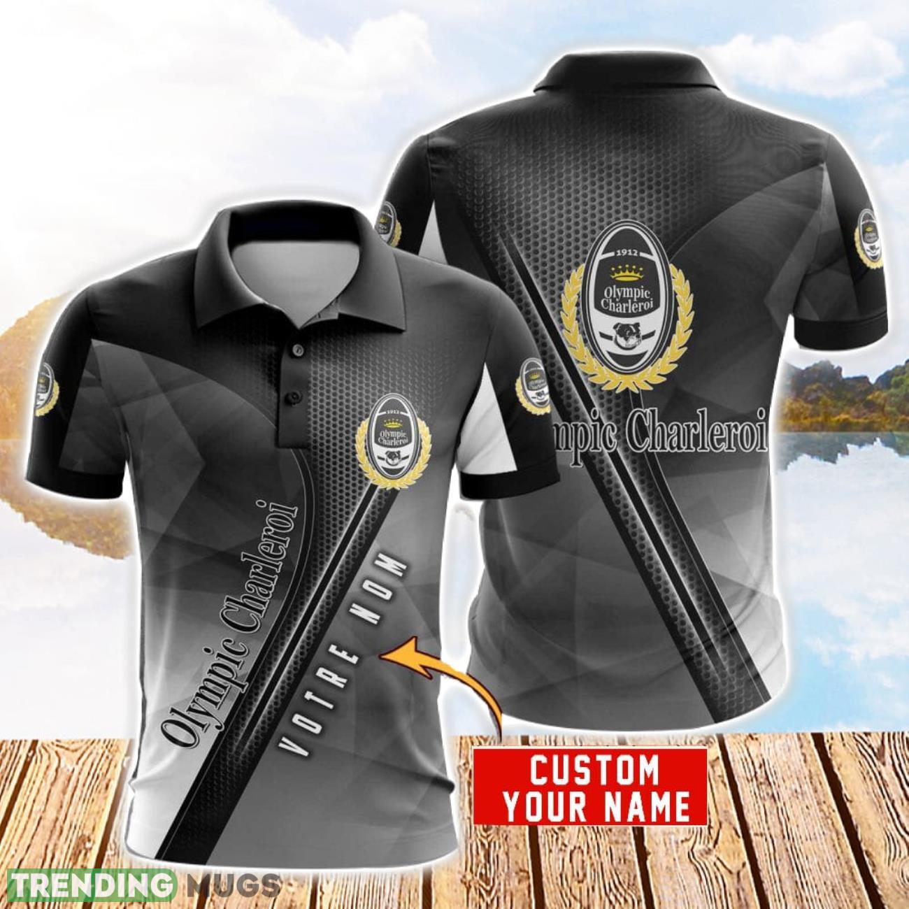Olympic Charleroi 3D Polo Shirt Golf Lover Gift Sport Style For Fans Custom Name Product Photo 1 Olympic Charleroi 3D Polo Shirt Golf Lover Gift Sport Style For Fans Custom Name Product Photo 1