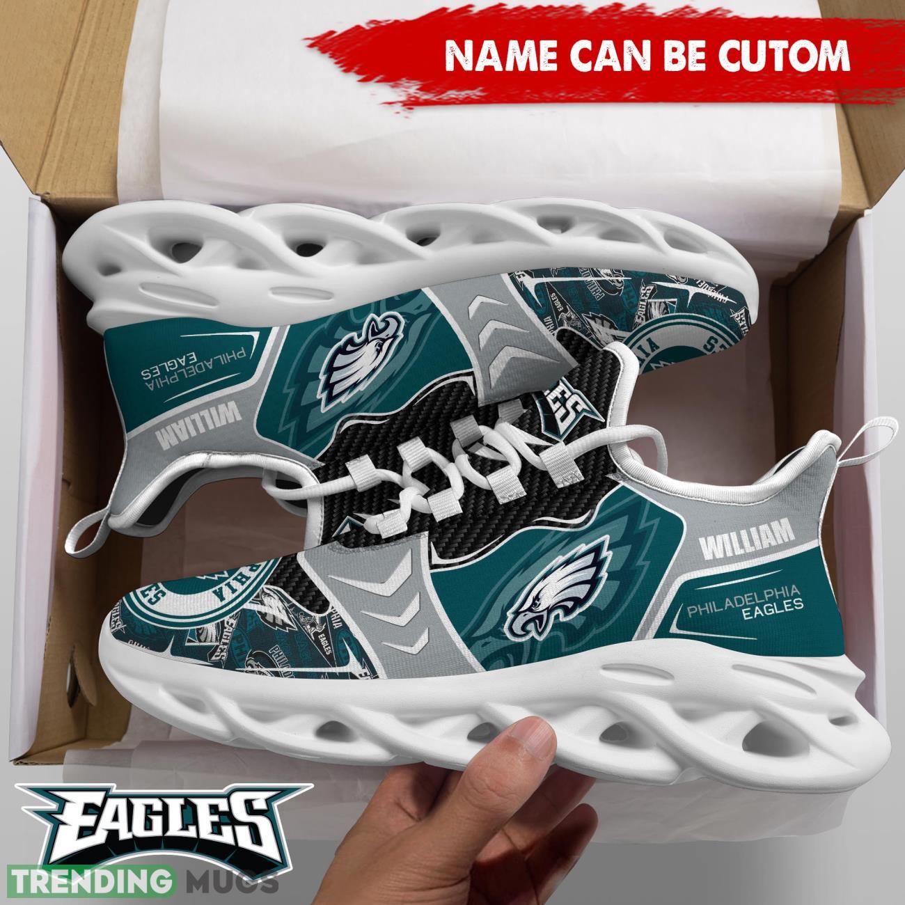 Philadelphia Eagles NFL Custom Name Shoes Max Soul Shoes For Fans Max Soul Philadelphia Eagles NFL Custom Name Shoes Max Soul Shoes For Fans Max Soul