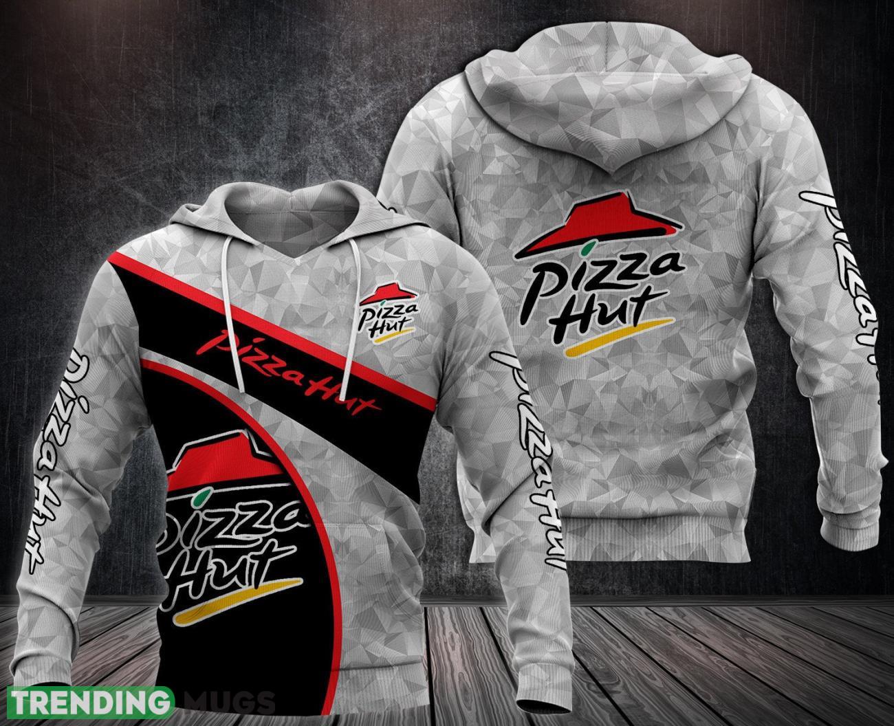 Pizza Hut Hoodie Uniform Men Women Gift Grey Corlor Product Photo 1
