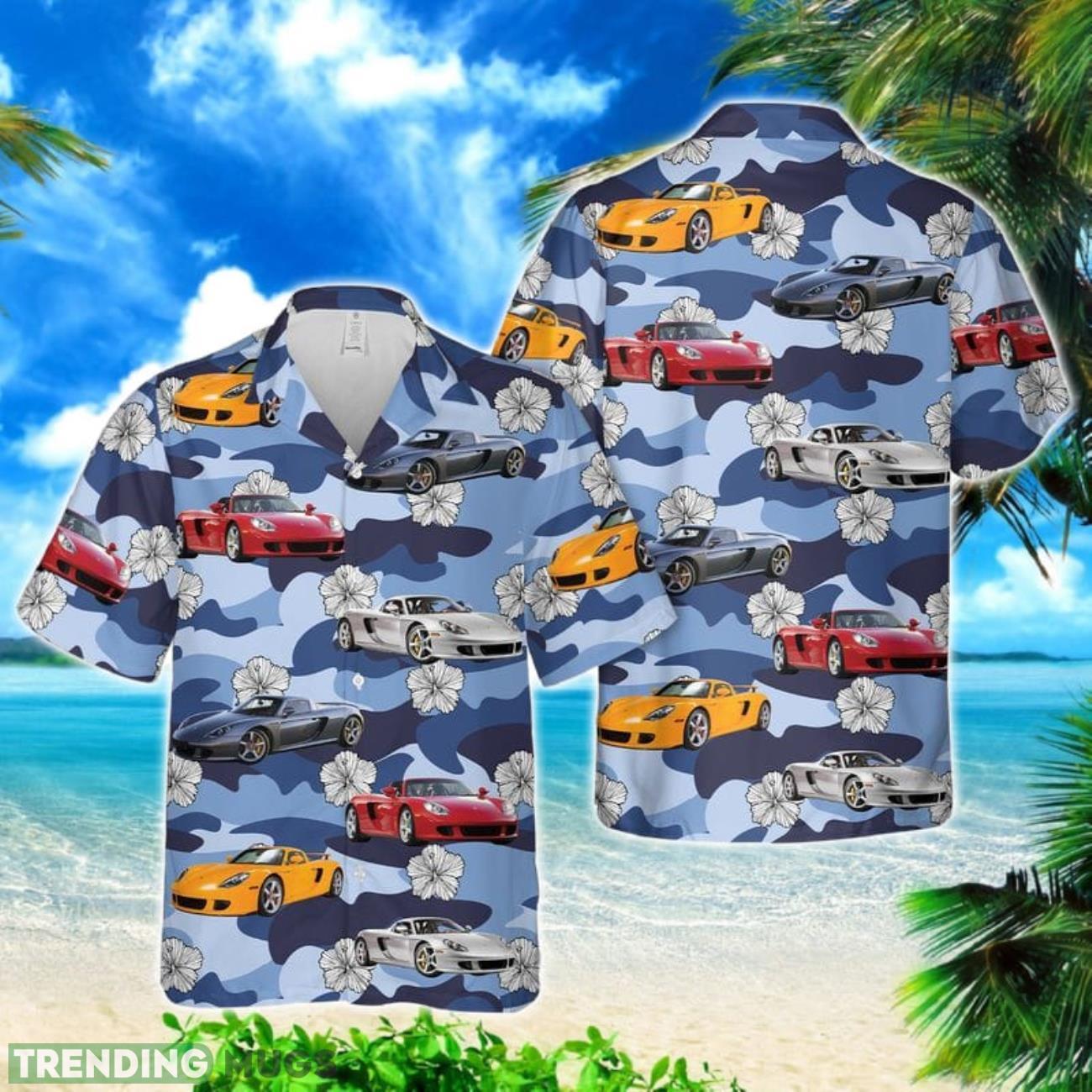 Porsche Carrera GT Hawaiian Shirt Product Photo 1
