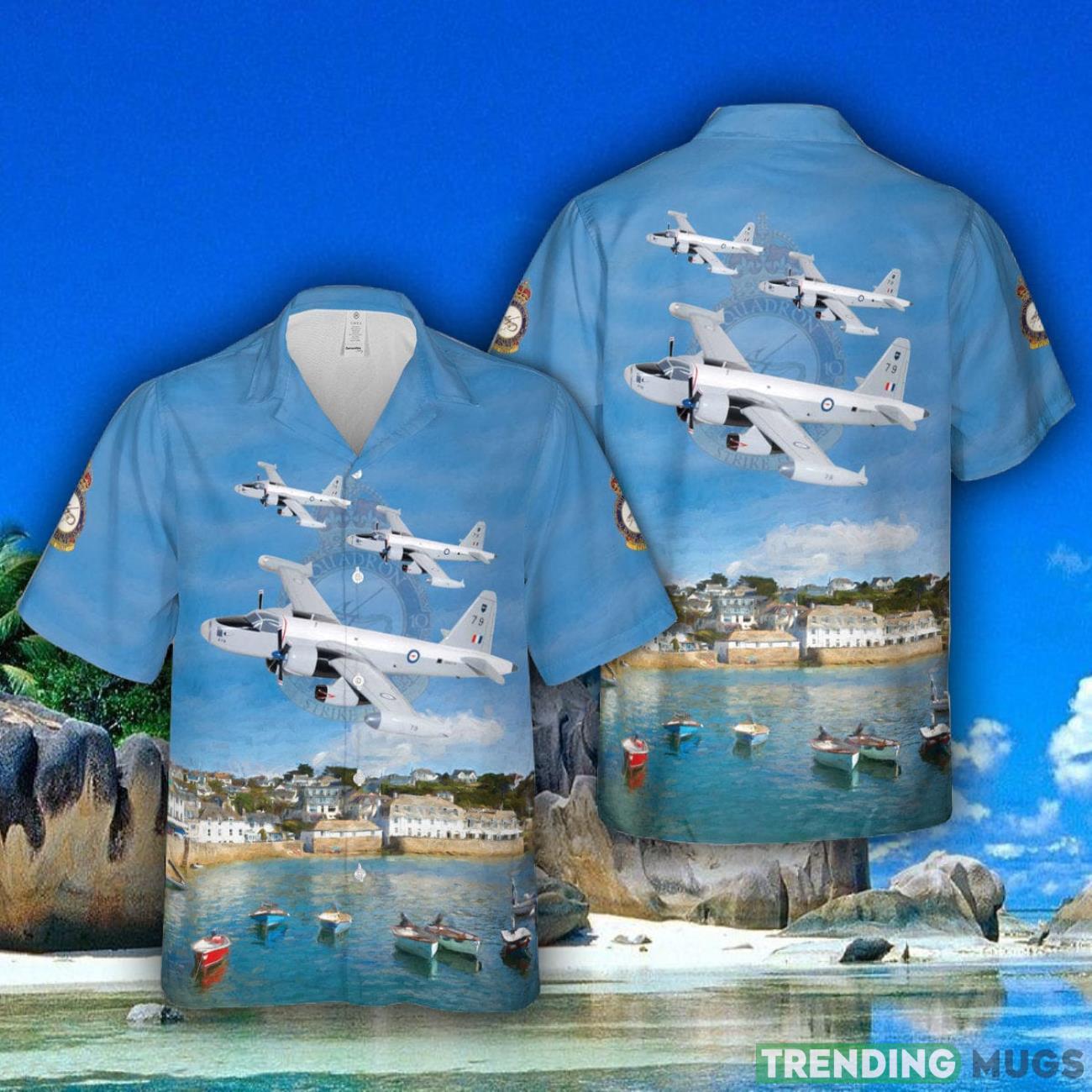 Royal Australian Air Force No. 10 P2V7 Neptune Hawaiian Shirt Beach Shirt Product Photo 1 Royal Australian Air Force No. 10 P2V7 Neptune Hawaiian Shirt Beach Shirt Product Photo 1