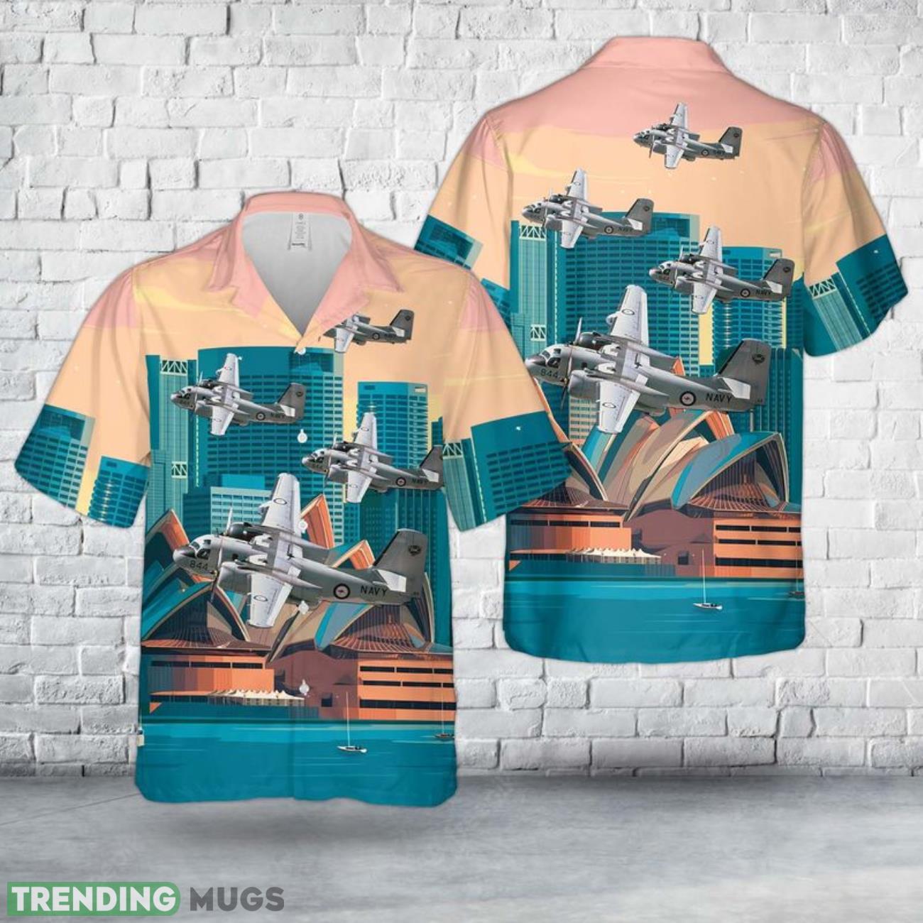 Royal Australian Navy Grumman S-2G Tracker 844 Hawaiian Shirt Product Photo 1 Royal Australian Navy Grumman S-2G Tracker 844 Hawaiian Shirt Product Photo 1