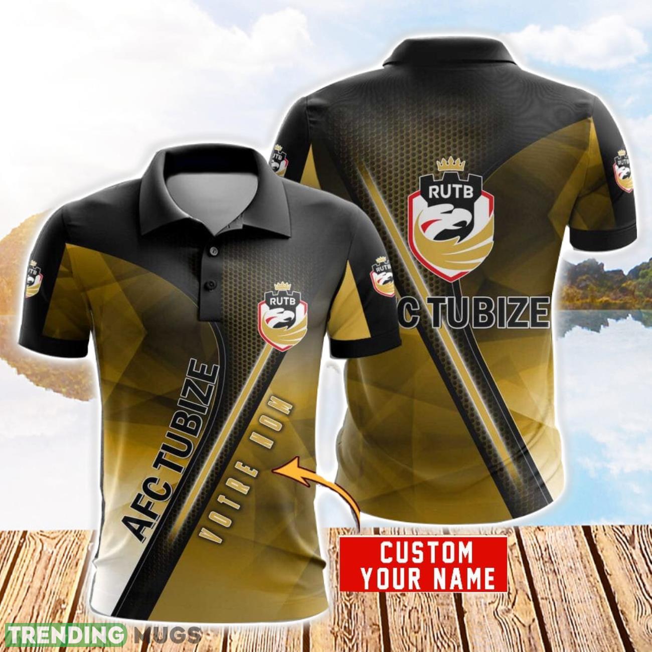 Royale Union Tubize-Braine 3D Polo Shirt Golf Lover Gift Sport Style For Fans Custom Name Product Photo 1 Royale Union Tubize-Braine 3D Polo Shirt Golf Lover Gift Sport Style For Fans Custom Name Product Photo 1