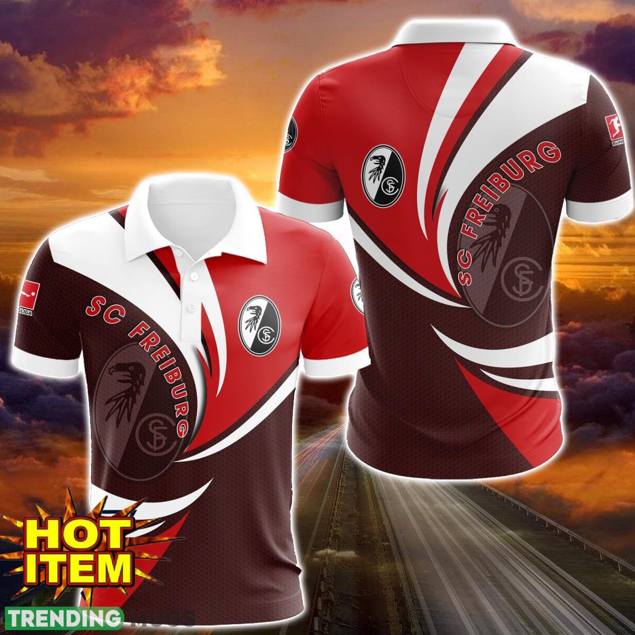 SC Freiburg 3D Printing Polo Shirt Sport Style Gift Product Photo 1 SC Freiburg 3D Printing Polo Shirt Sport Style Gift Product Photo 1