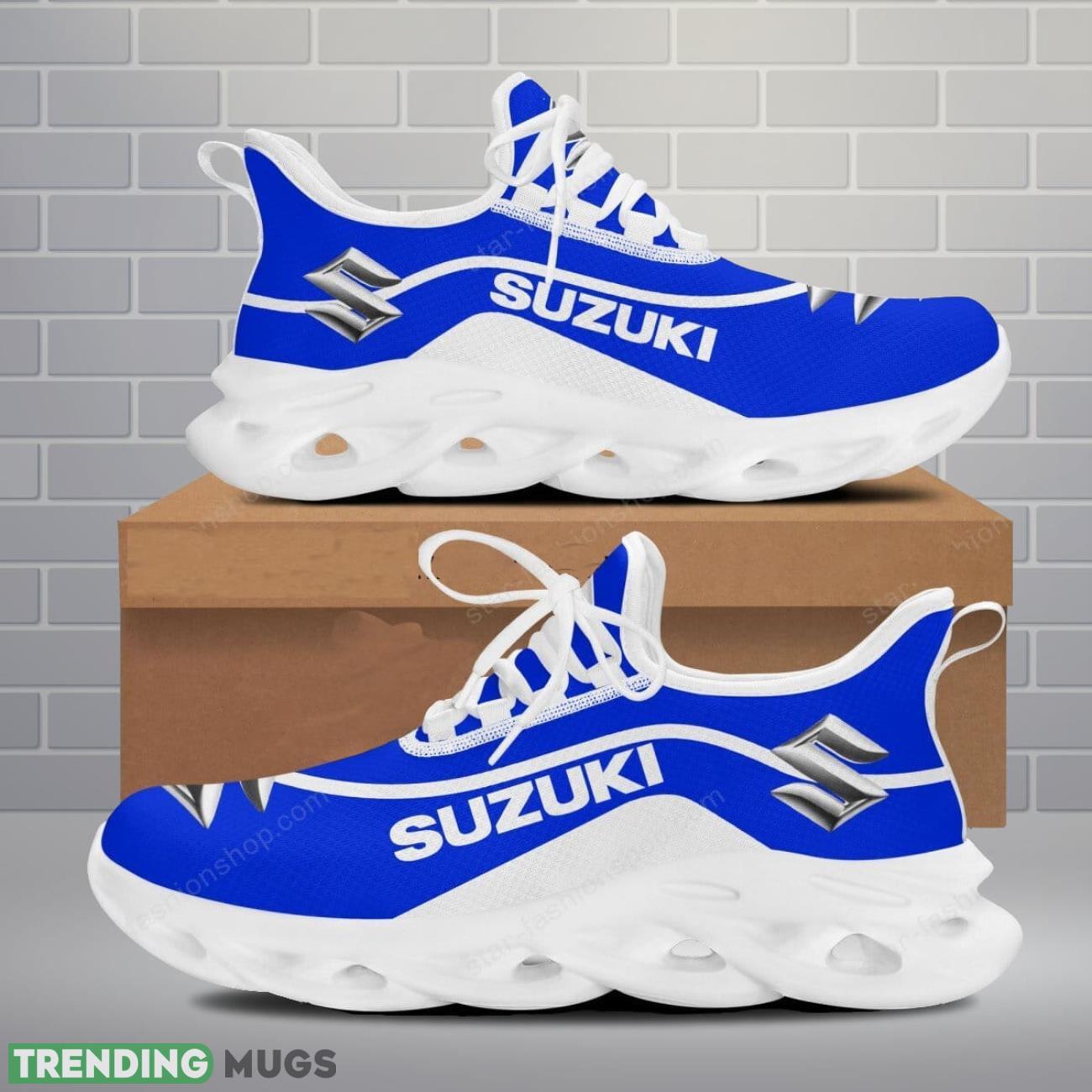 Suzuki Blue Logo Line Max Soul Shoes Sneakers For Men Women Running Shoes Product Photo 1 Suzuki Blue Logo Line Max Soul Shoes Sneakers For Men Women Running Shoes Product Photo 1