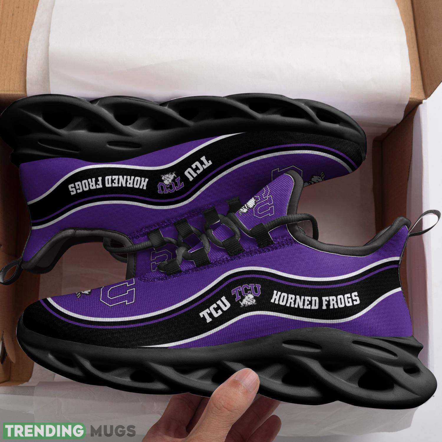 TCU Horned Frogs Max Soul Shoes Gift Ideas Running Sneakers Max Soul TCU Horned Frogs Max Soul Shoes Gift Ideas Running Sneakers Max Soul
