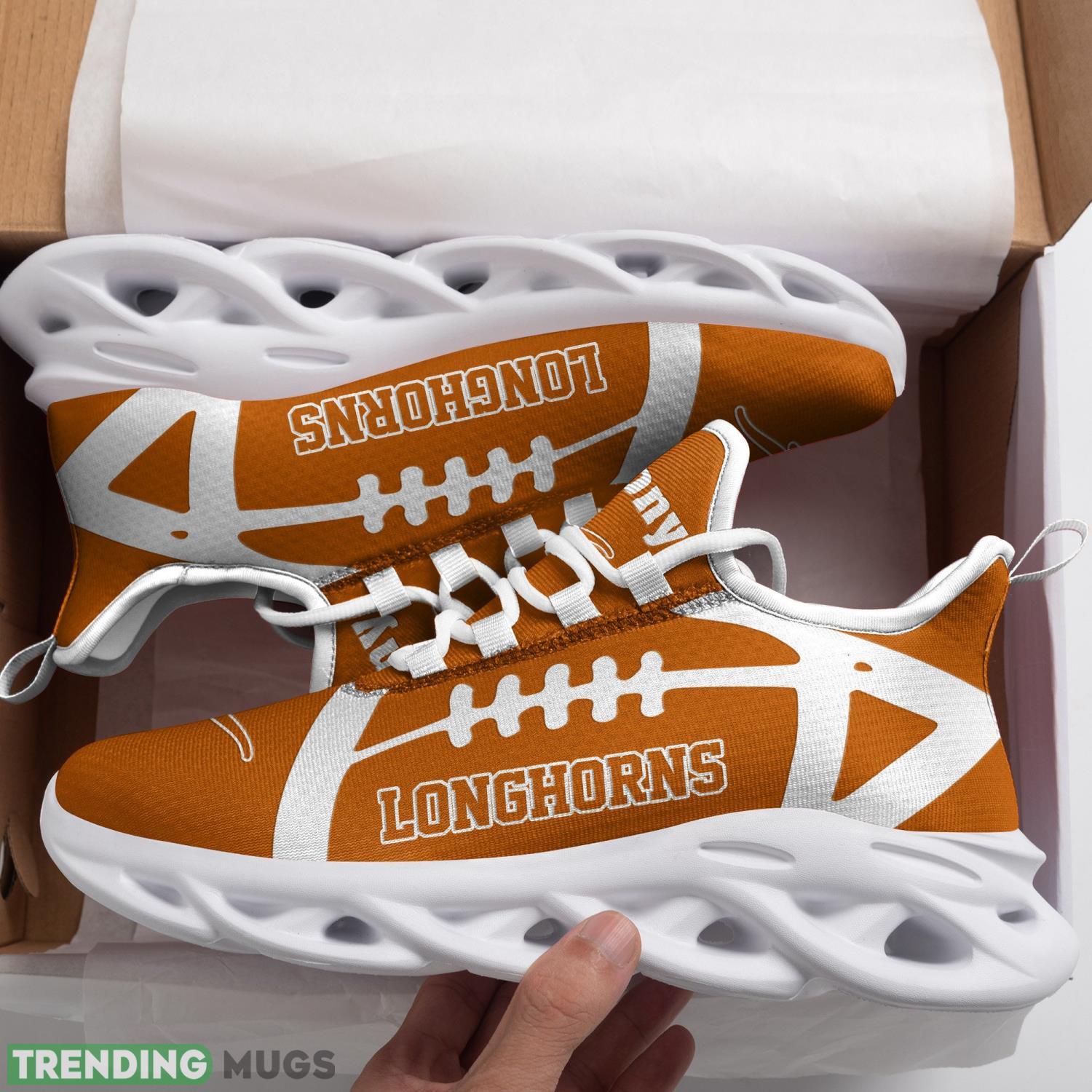 Texas Longhorns NCAA Max Soul Shoes Gift Ideas Running Sneakers Product Photo 1 Texas Longhorns NCAA Max Soul Shoes Gift Ideas Running Sneakers Product Photo 1