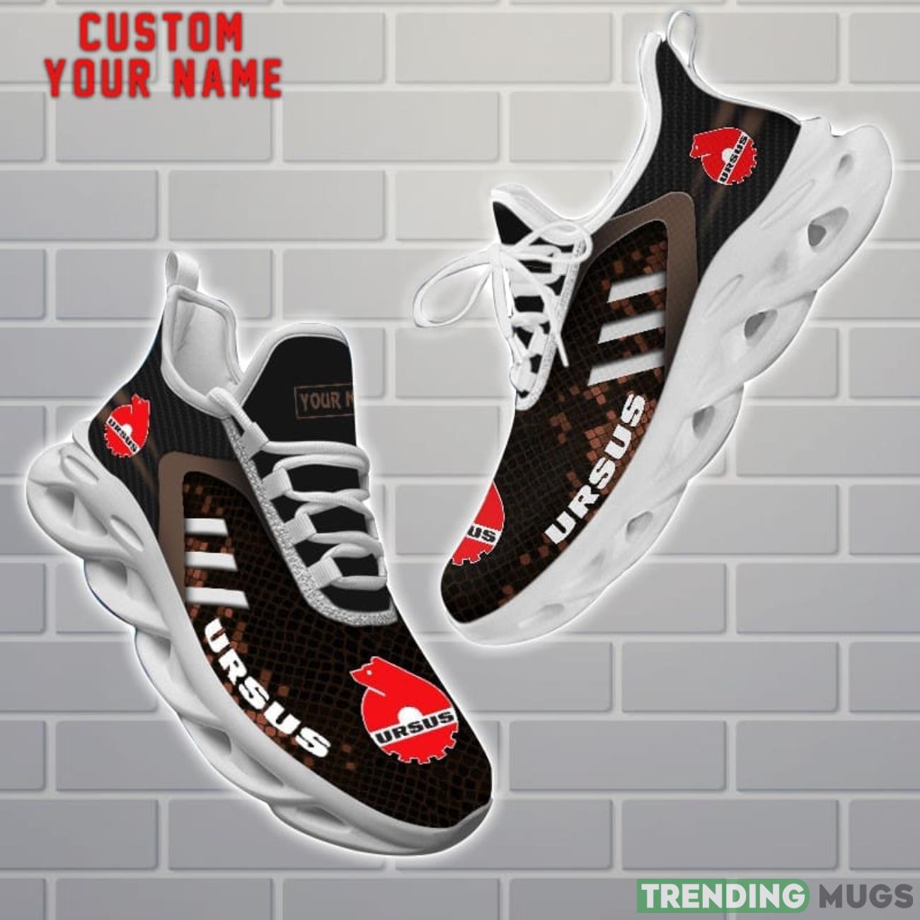 Ursus Shoes Brown Square Pattern Custom Name Max Soul Sneakers For Men Women Product Photo 1 Ursus Shoes Brown Square Pattern Custom Name Max Soul Sneakers For Men Women Product Photo 1