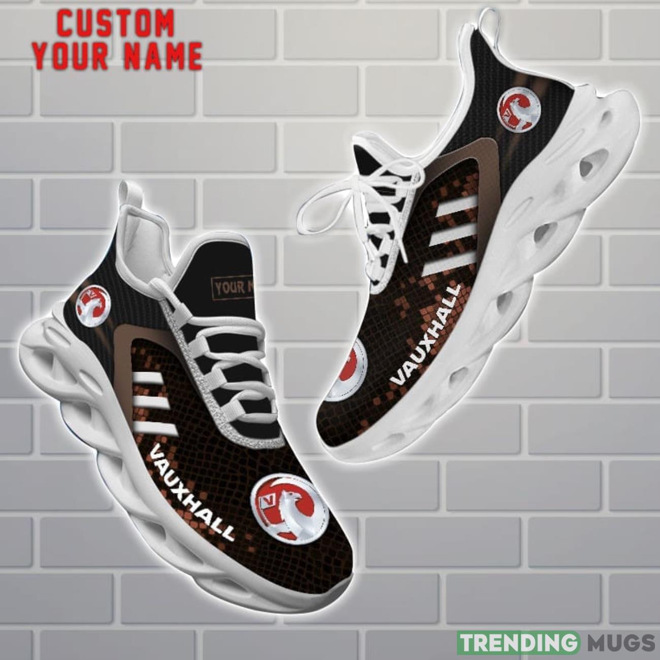 Vauxhall Shoes Brown Square Pattern Custom Name Max Soul Sneakers For Men Women Product Photo 1 Vauxhall Shoes Brown Square Pattern Custom Name Max Soul Sneakers For Men Women Product Photo 1