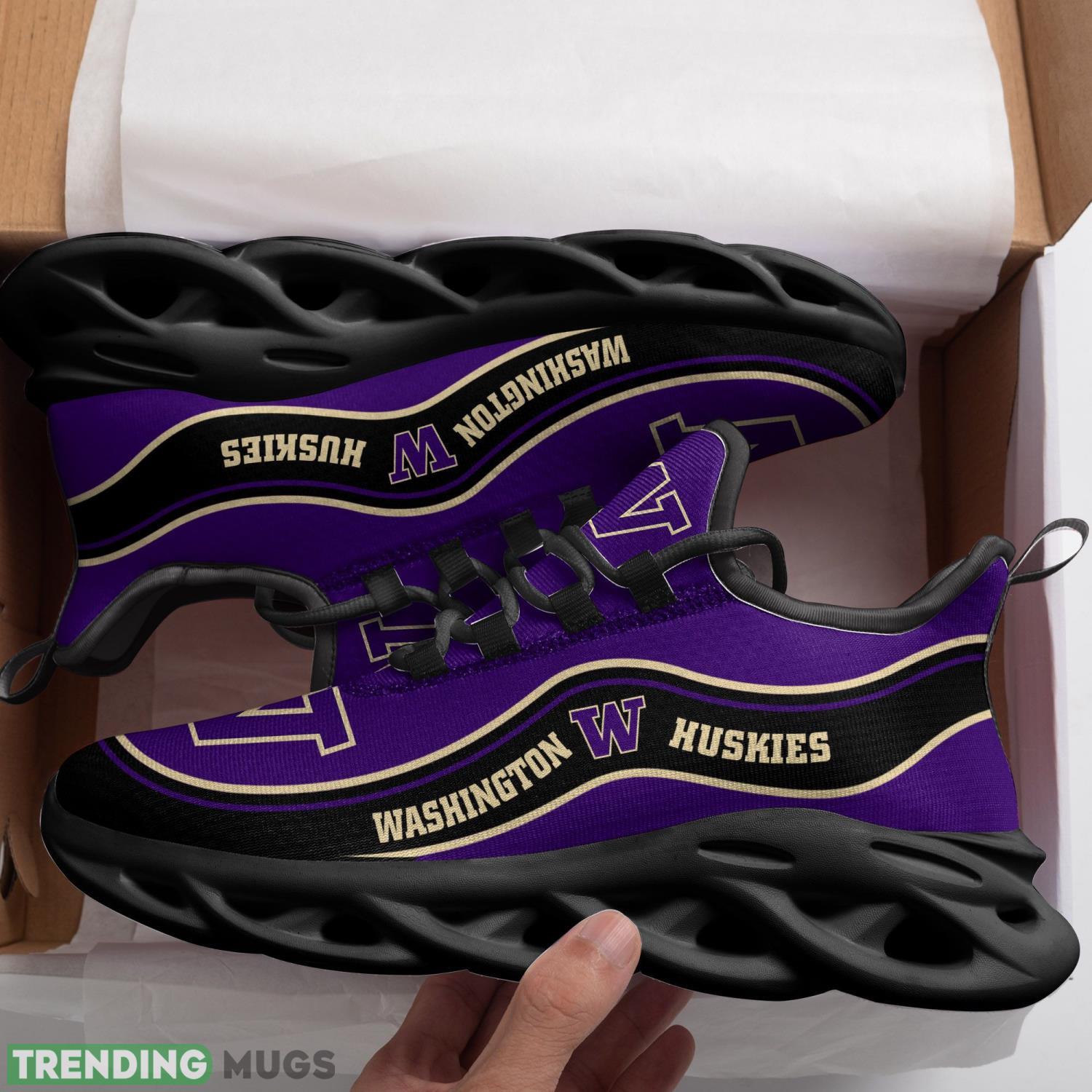 Washington Huskies Max Soul Shoes Gift Ideas Running Sneakers Max Soul Washington Huskies Max Soul Shoes Gift Ideas Running Sneakers Max Soul