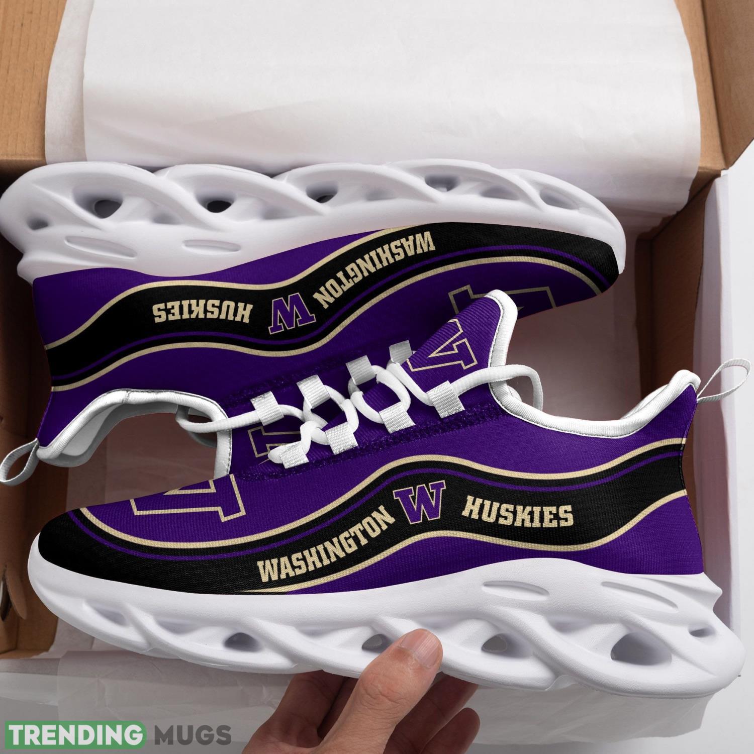 Washington Huskies Max Soul Shoes Gift Ideas Running Sneakers Product Photo 1 Washington Huskies Max Soul Shoes Gift Ideas Running Sneakers Product Photo 1