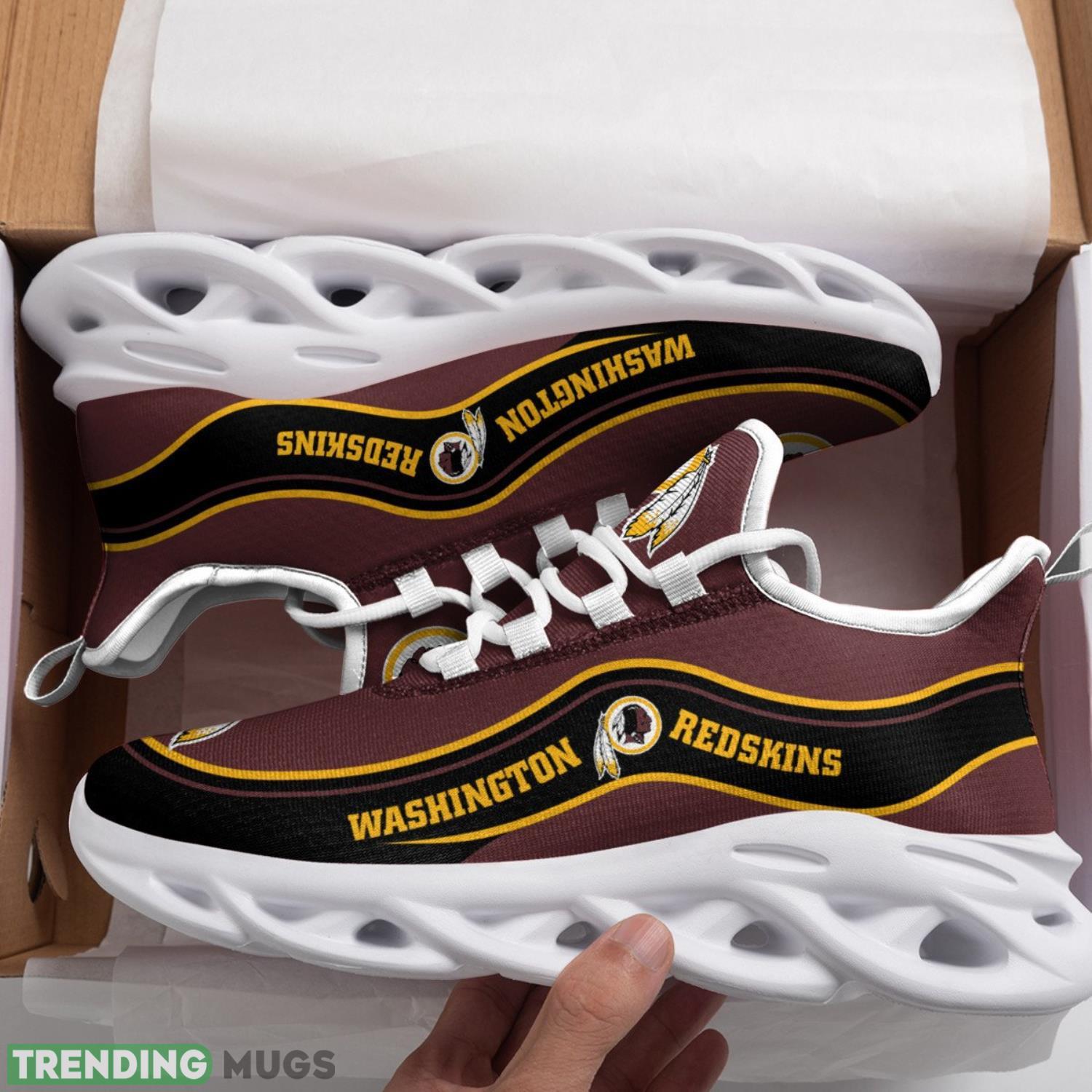 Washington Redskins Max Soul Shoes Gift Ideas Running Sneakers Product Photo 1