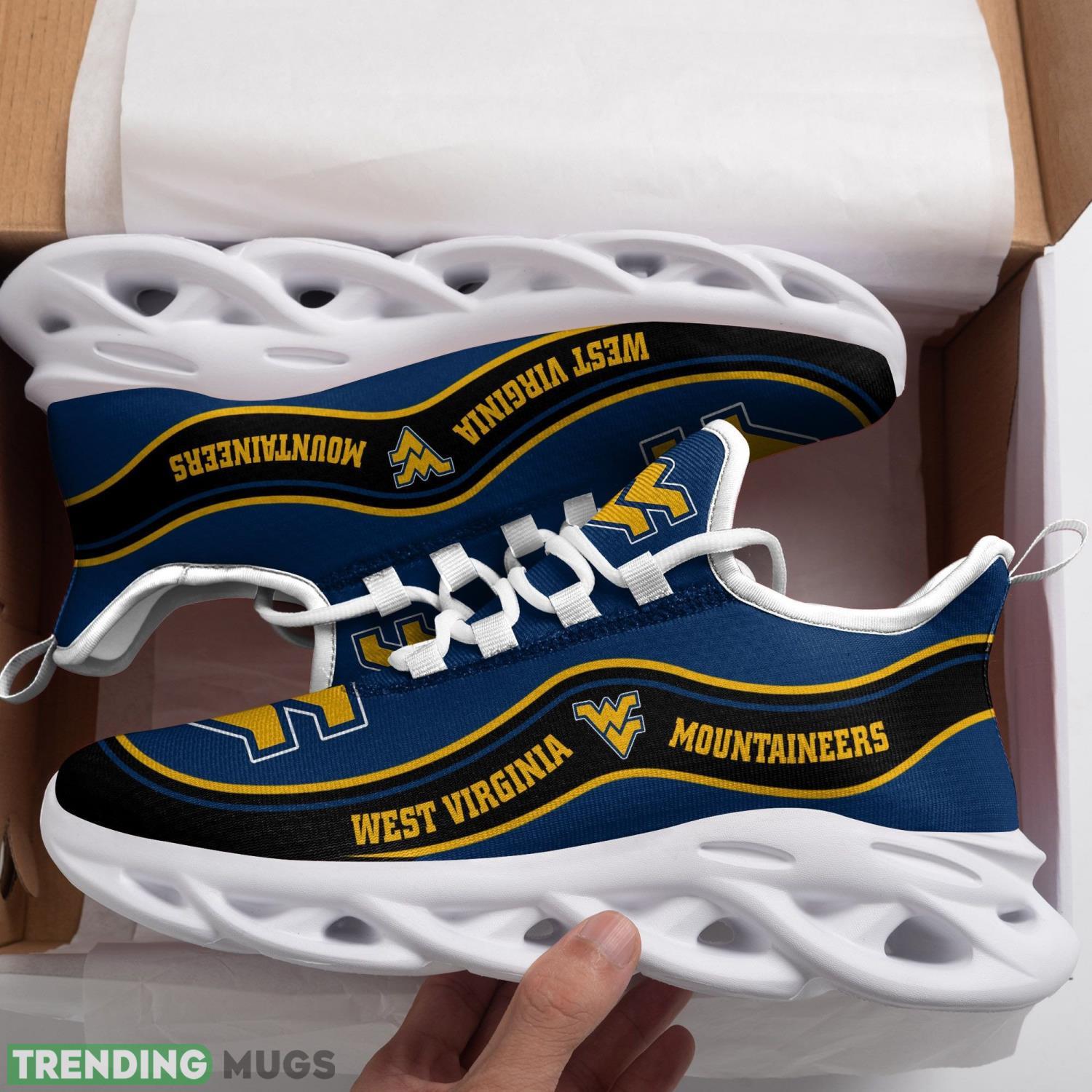 West Virginia Mountaineers Max Soul Shoes Gift Ideas Running Sneakers Product Photo 1 West Virginia Mountaineers Max Soul Shoes Gift Ideas Running Sneakers Product Photo 1