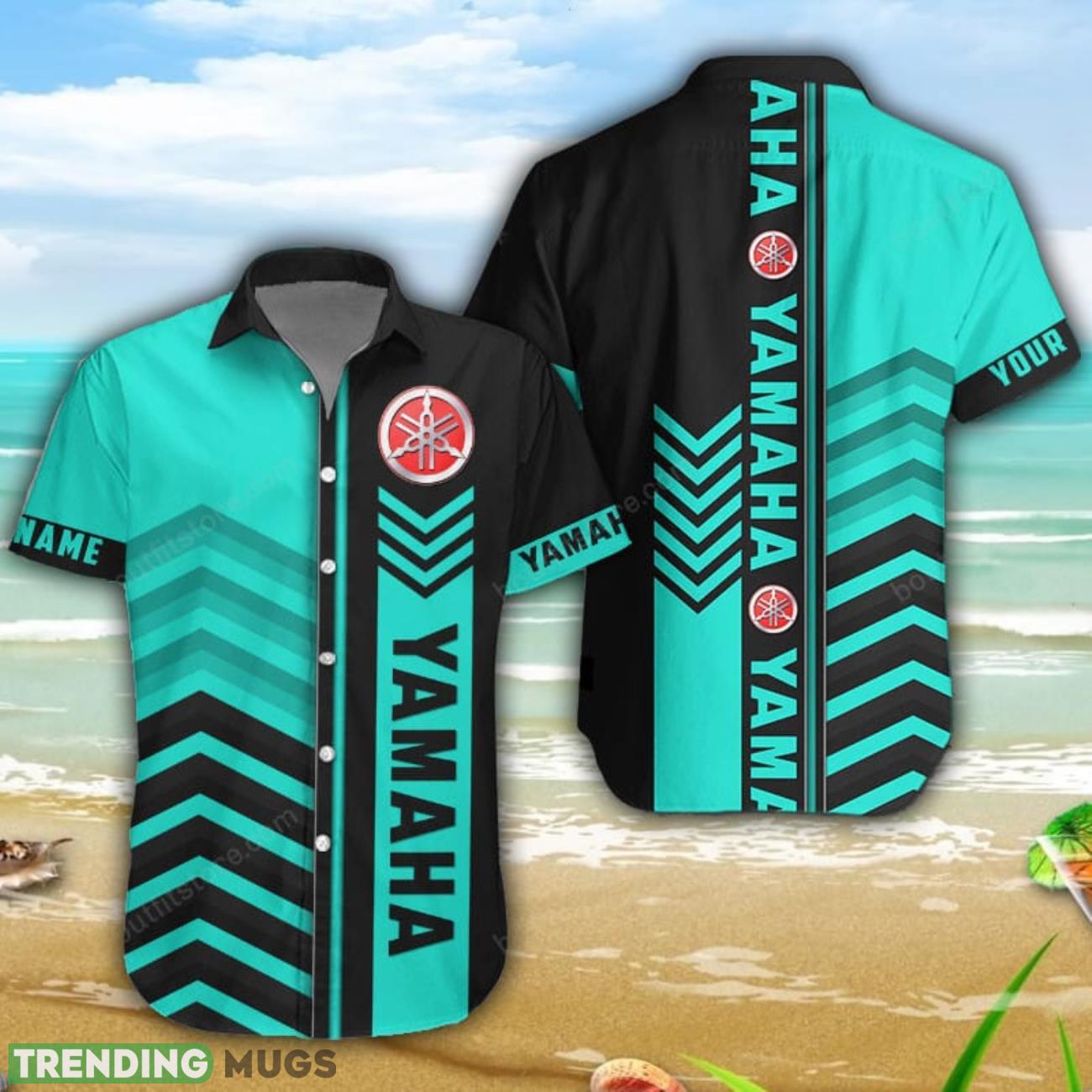 Yamaha 3D Printing Shorts Sleeve Hawaiian Shirt Custom Name Product Photo 1 Yamaha 3D Printing Shorts Sleeve Hawaiian Shirt Custom Name Product Photo 1