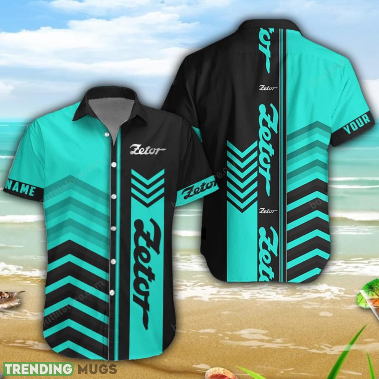 Zetor 3D Printing Shorts Sleeve Hawaiian Shirt Custom Name Product Photo 1