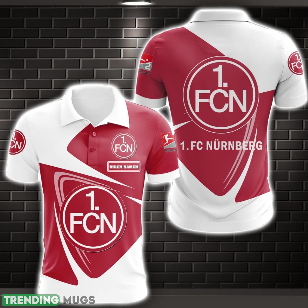 1. FC Nurnberg 3D Polo Shirt Sport Gift For Men Custom Name Product Photo 1 1. FC Nurnberg 3D Polo Shirt Sport Gift For Men Custom Name Product Photo 1