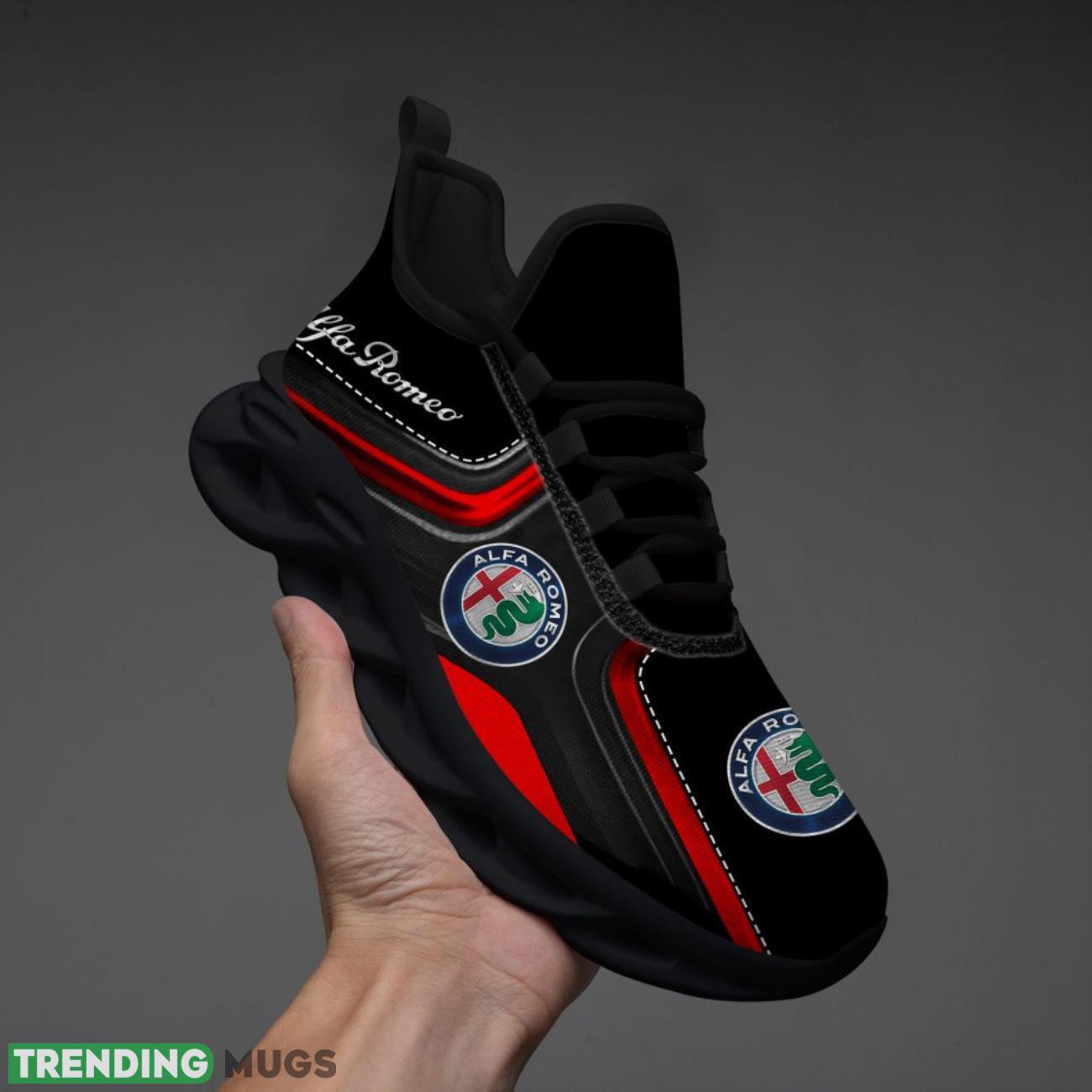Alfa Romeo Sneakers Logo Printed Max Soul Shoes For Men And Women Max Soul Alfa Romeo Sneakers Logo Printed Max Soul Shoes For Men And Women Max Soul