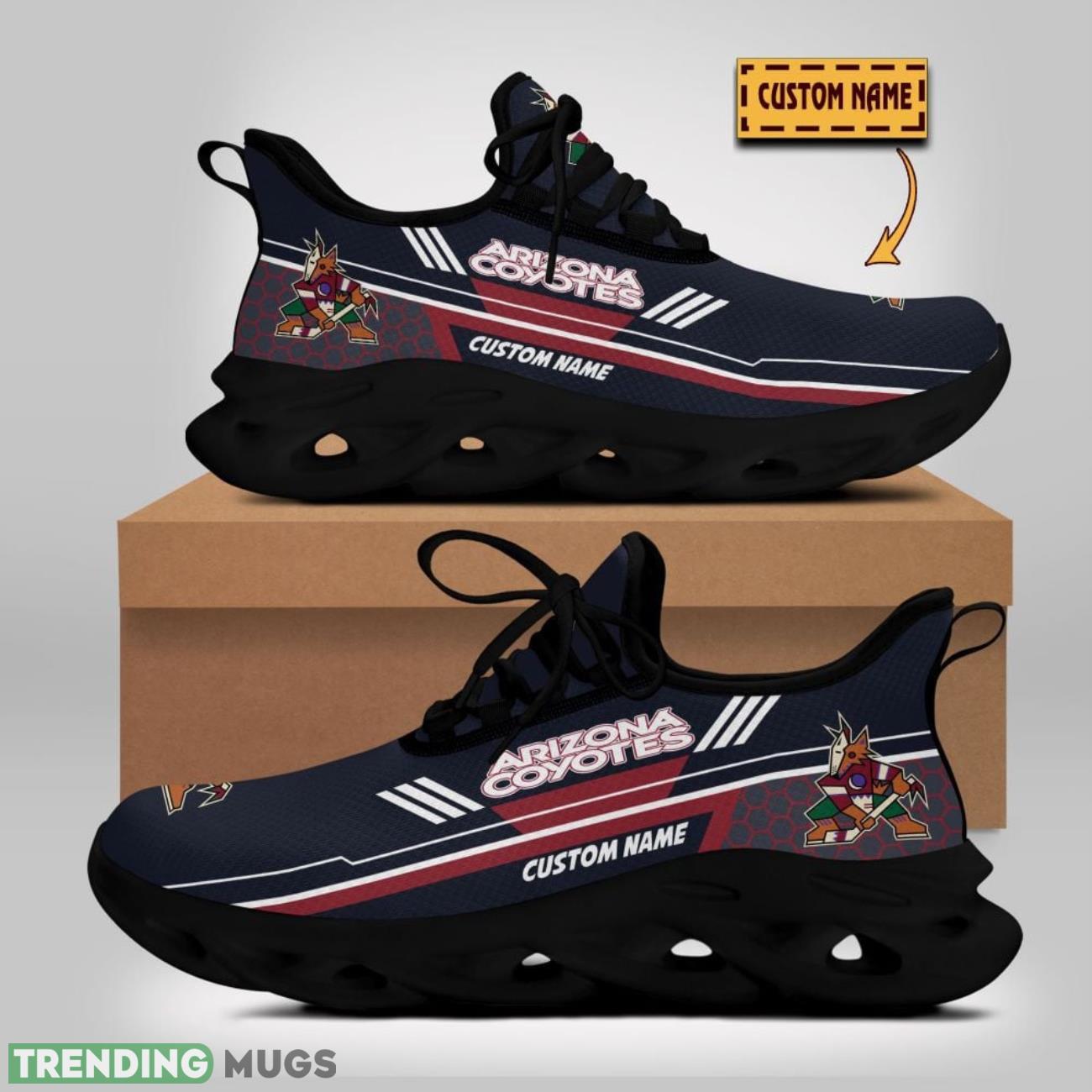 Arizona Coyotes Max Soul Shoes Custom Name For Fans Sneakers Trending Gift Running Product Photo 1 Arizona Coyotes Max Soul Shoes Custom Name For Fans Sneakers Trending Gift Running Product Photo 1