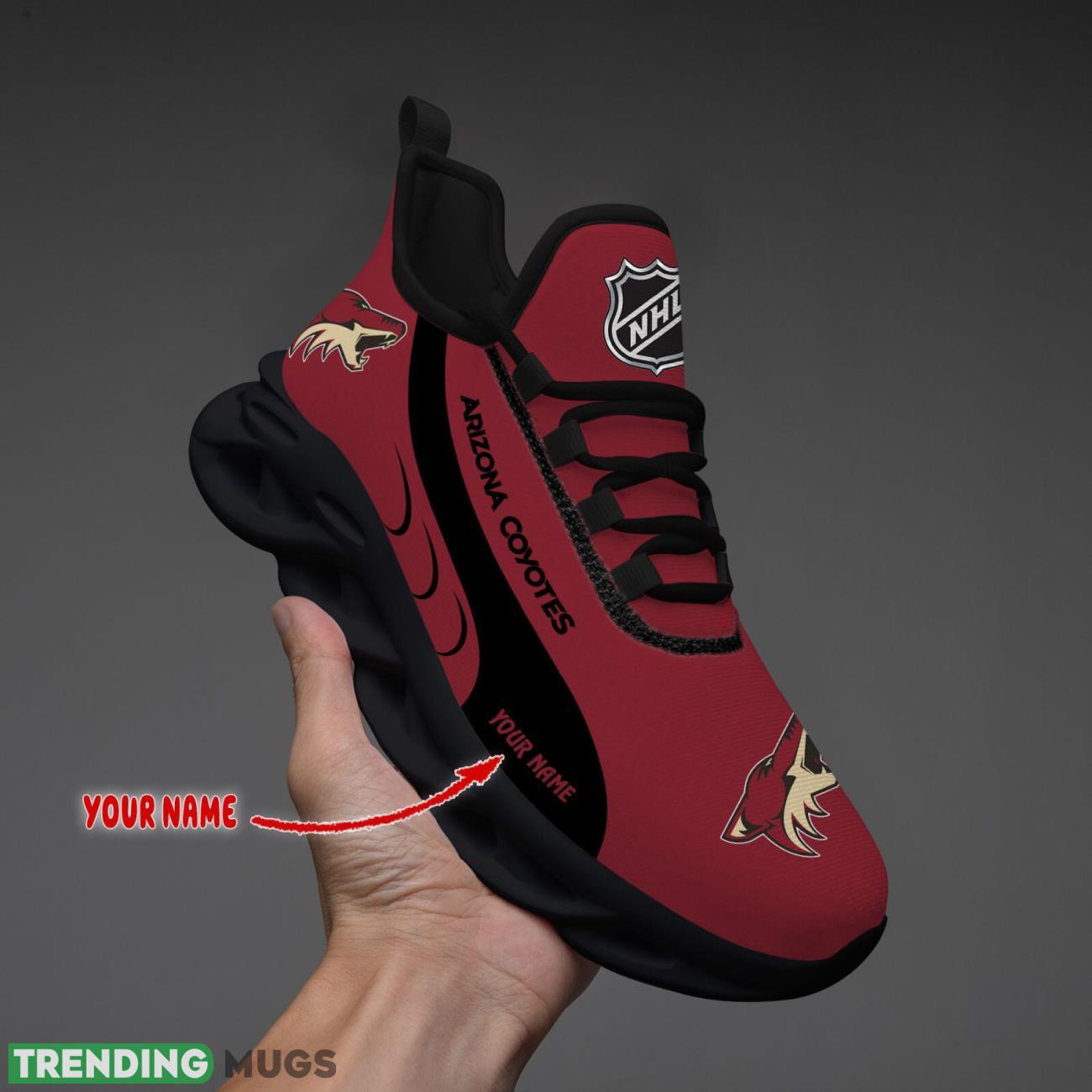 Arizona Coyotes Max Soul Shoes Custom Name Personalized Sneakers Running Gift Max Soul Arizona Coyotes Max Soul Shoes Custom Name Personalized Sneakers Running Gift Max Soul