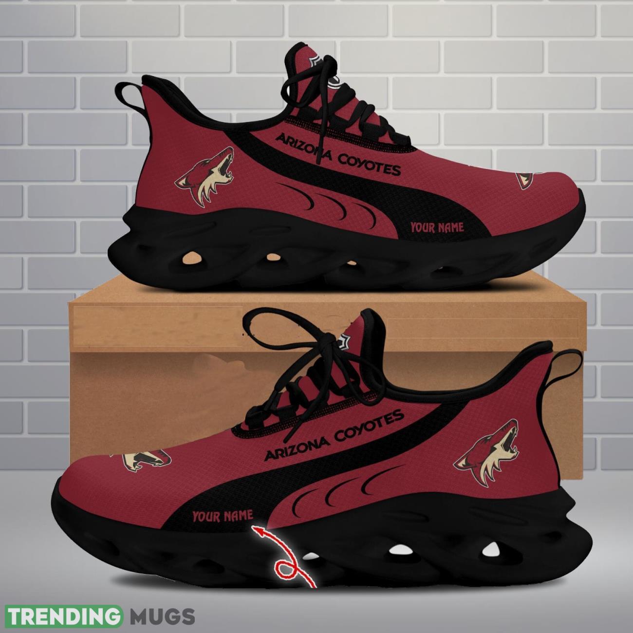 Arizona Coyotes Max Soul Shoes Custom Name Personalized Sneakers Running Gift Max Soul Arizona Coyotes Max Soul Shoes Custom Name Personalized Sneakers Running Gift Max Soul