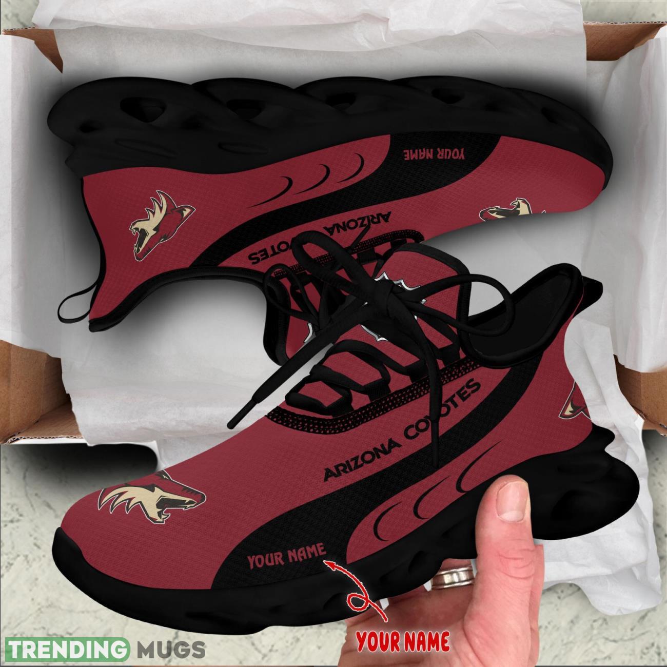 Arizona Coyotes Max Soul Shoes Custom Name Personalized Sneakers Running Gift Max Soul Arizona Coyotes Max Soul Shoes Custom Name Personalized Sneakers Running Gift Max Soul