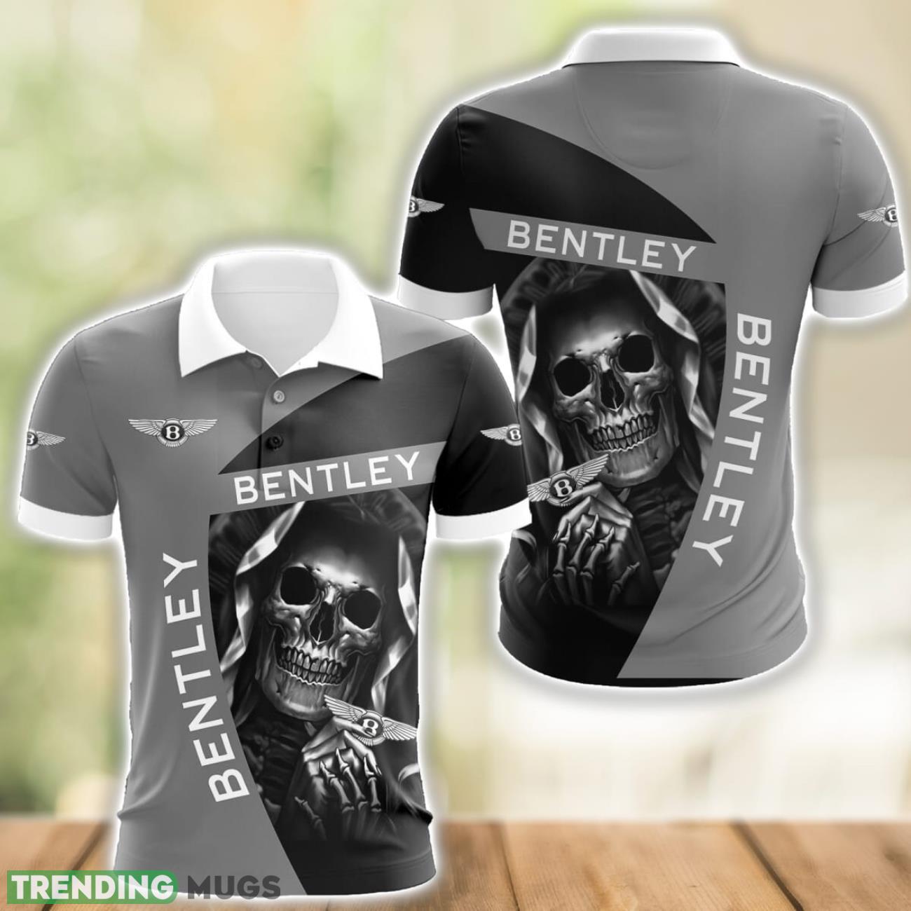 Bentley Logo and Skull 3D Polo Shirt Halloween Gift Product Photo 1 Bentley Logo and Skull 3D Polo Shirt Halloween Gift Product Photo 1