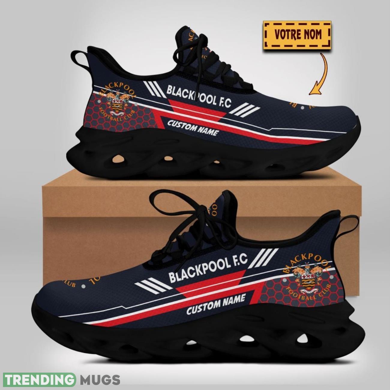 Blackpool F.C Max Soul Shoes Custom Name For Fans Sneakers Trending Gift Running Product Photo 1 Blackpool F.C Max Soul Shoes Custom Name For Fans Sneakers Trending Gift Running Product Photo 1