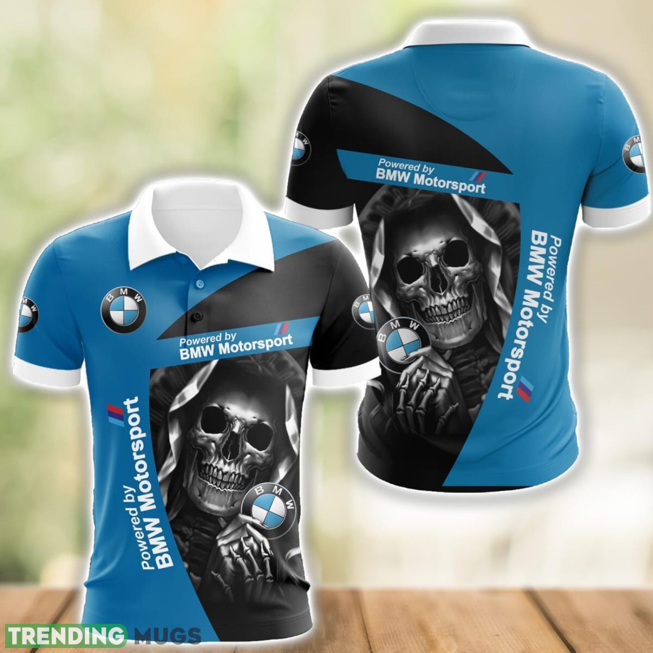 BMW Motorsport Logo and Skull 3D Polo Shirt Halloween Gift Product Photo 1 BMW Motorsport Logo and Skull 3D Polo Shirt Halloween Gift Product Photo 1