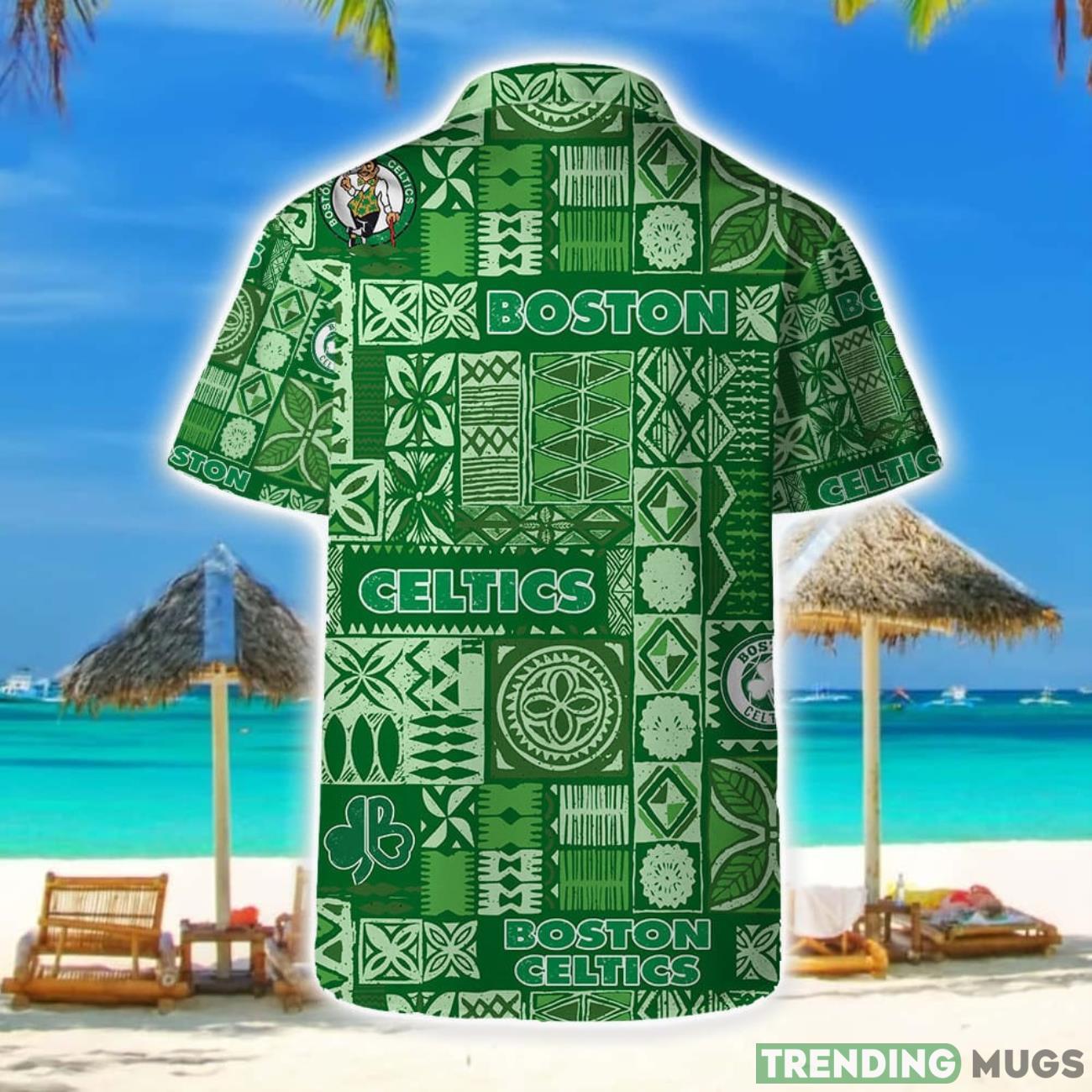 Boston Celtics Hawaii Set Summer Pattern 3D Hawaiian Shirt And Shorts Hawaiian & Short Boston Celtics Hawaii Set Summer Pattern 3D Hawaiian Shirt And Shorts Hawaiian & Short