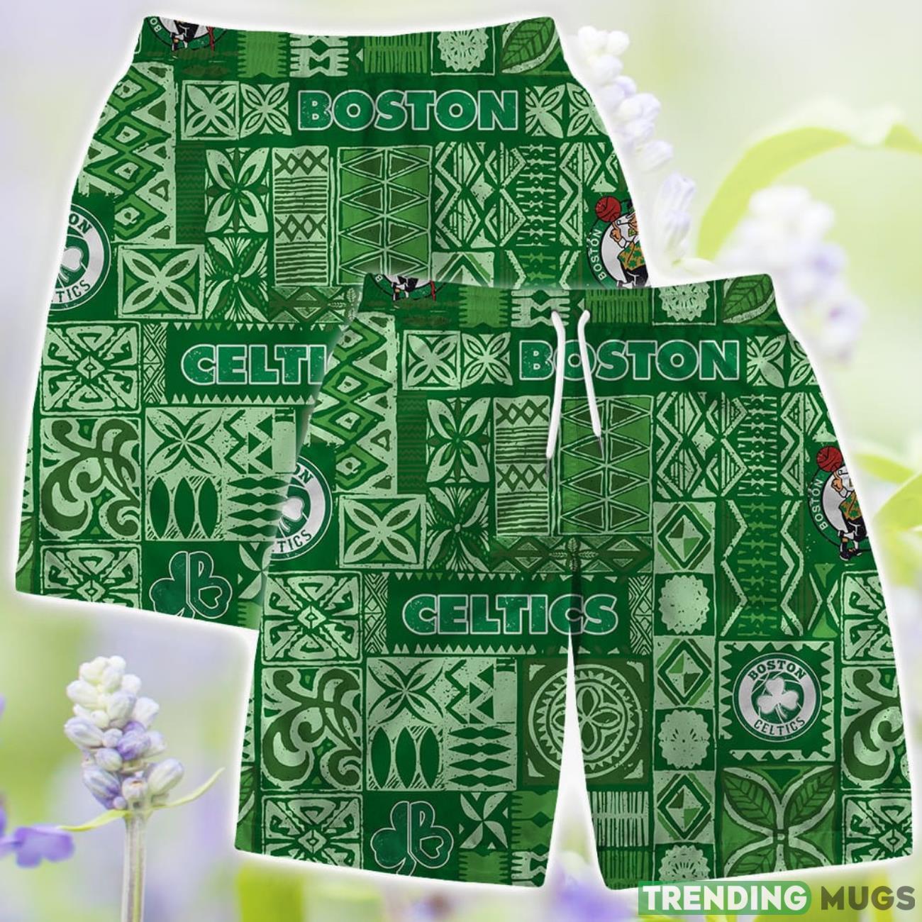 Boston Celtics Hawaii Set Summer Pattern 3D Hawaiian Shirt And Shorts Hawaiian & Short Boston Celtics Hawaii Set Summer Pattern 3D Hawaiian Shirt And Shorts Hawaiian & Short