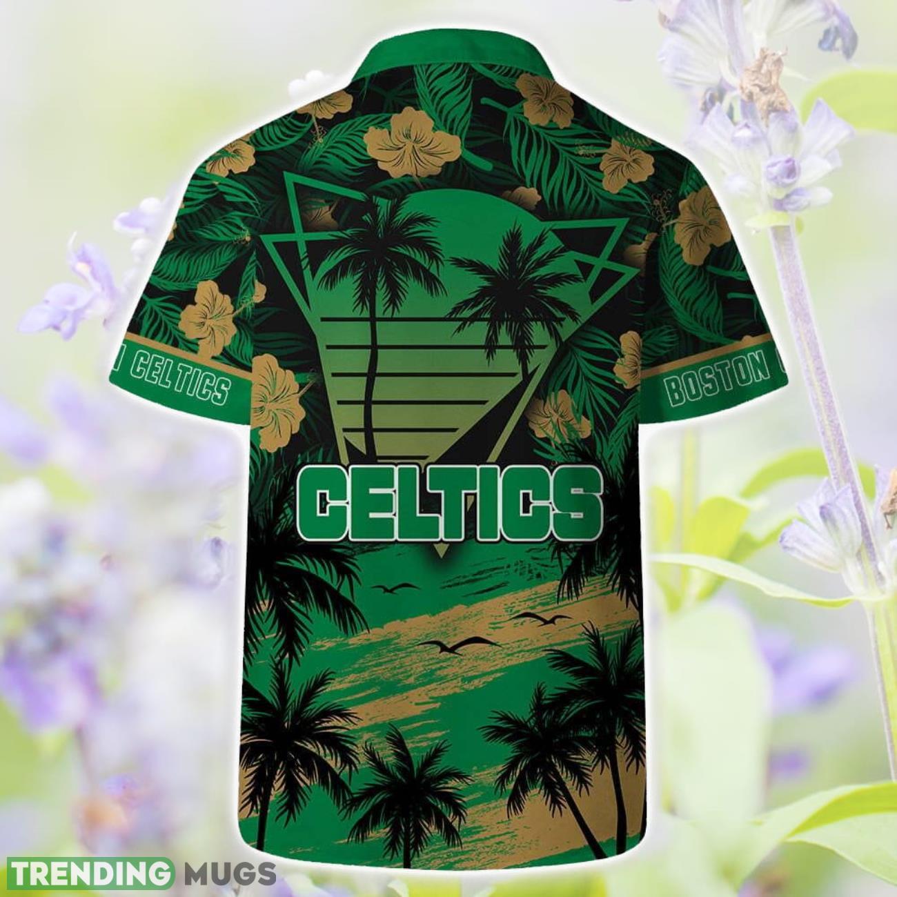 Boston Celtics NBA Floral 3D Hawaiian Shirt And Shorts Hawaiian & Short Boston Celtics NBA Floral 3D Hawaiian Shirt And Shorts Hawaiian & Short