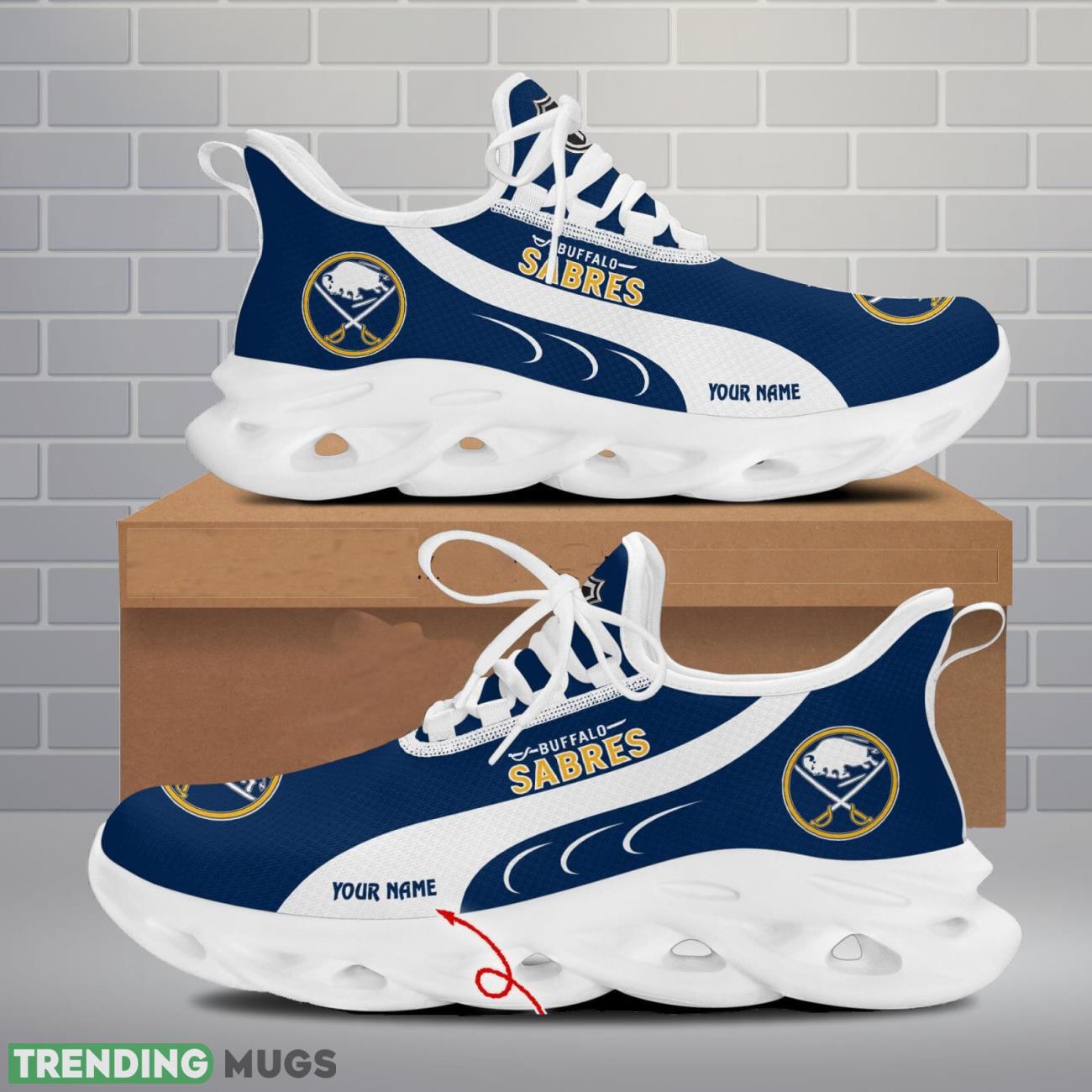Buffalo Sabres Max Soul Shoes Custom Name Personalized Sneakers Running Gift Max Soul Buffalo Sabres Max Soul Shoes Custom Name Personalized Sneakers Running Gift Max Soul