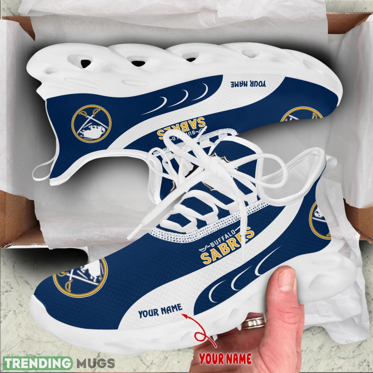 Buffalo Sabres Max Soul Shoes Custom Name Personalized Sneakers Running Gift Max Soul Buffalo Sabres Max Soul Shoes Custom Name Personalized Sneakers Running Gift Max Soul