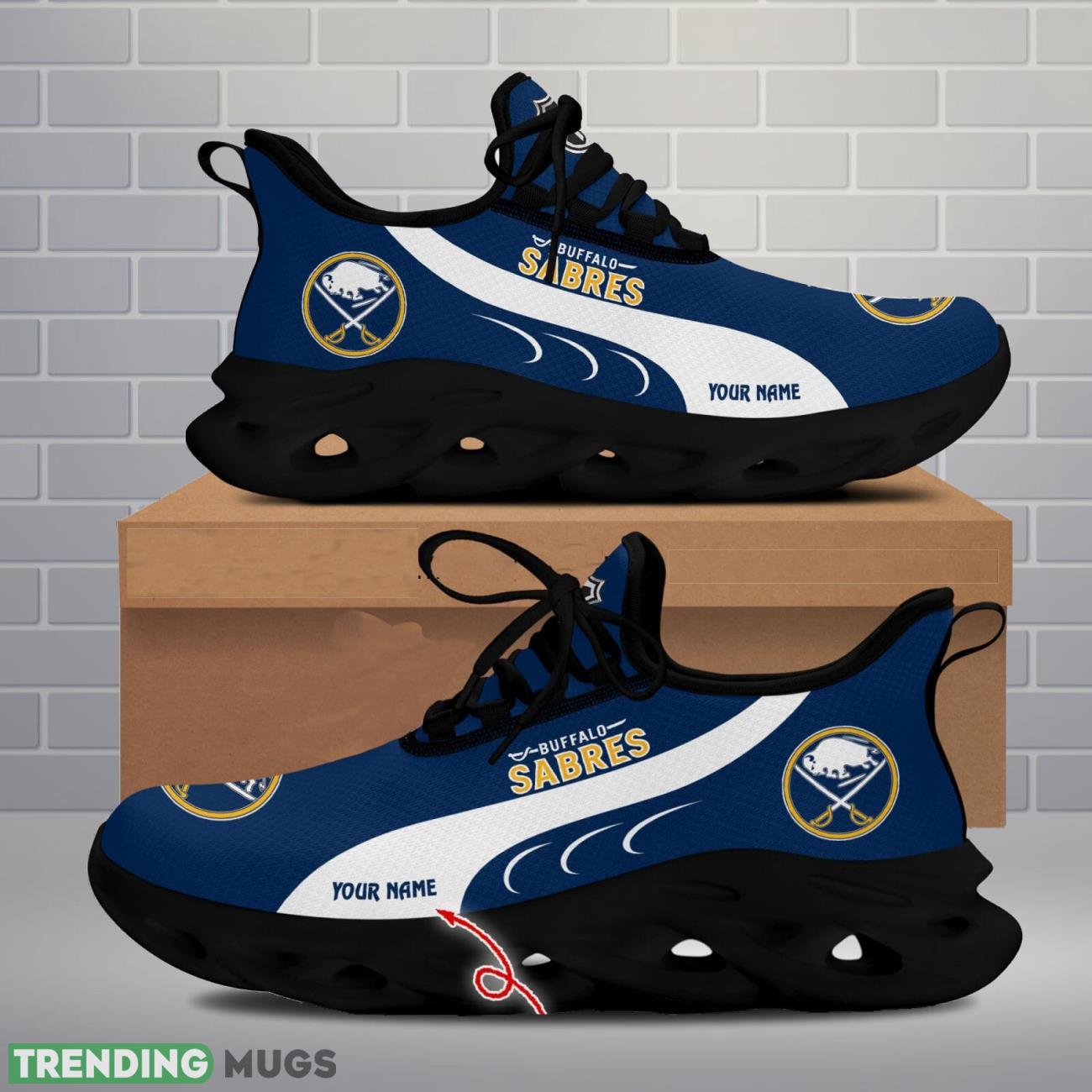 Buffalo Sabres Max Soul Shoes Custom Name Personalized Sneakers Running Gift Max Soul Buffalo Sabres Max Soul Shoes Custom Name Personalized Sneakers Running Gift Max Soul
