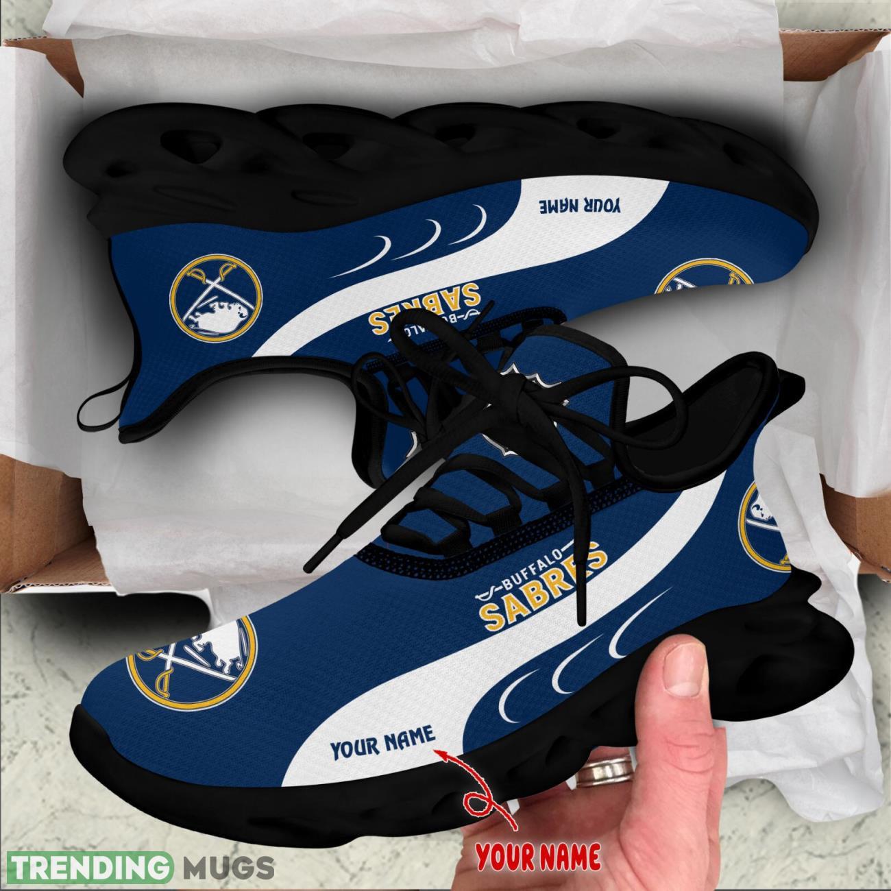 Buffalo Sabres Max Soul Shoes Custom Name Personalized Sneakers Running Gift Max Soul Buffalo Sabres Max Soul Shoes Custom Name Personalized Sneakers Running Gift Max Soul
