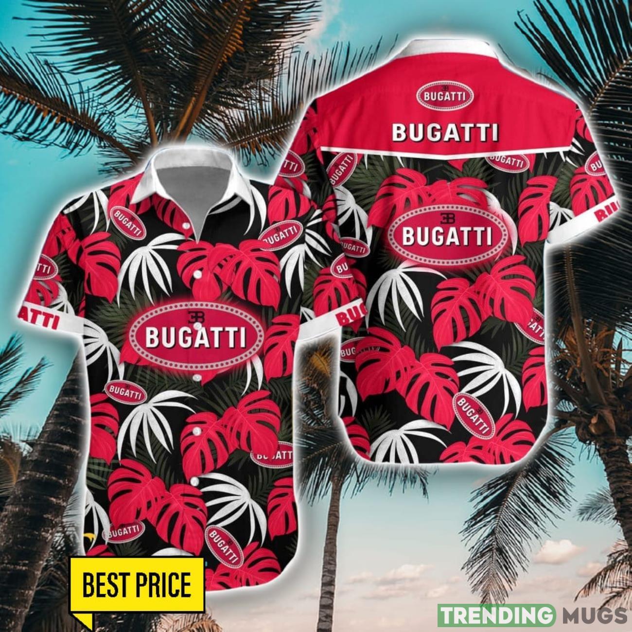 Bugati Leaf Tropical Pattern Hawaiian Shirt For Men Women Car Lover Shirt Product Photo 1 Bugati Leaf Tropical Pattern Hawaiian Shirt For Men Women Car Lover Shirt Product Photo 1