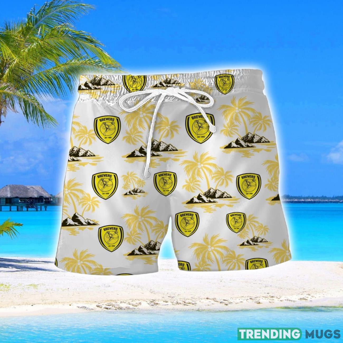 Burton Albion F.C Coconut Vintage Pattern Beach 3D Hawaiian Shirt And Shorts Hawaiian & Short Burton Albion F.C Coconut Vintage Pattern Beach 3D Hawaiian Shirt And Shorts Hawaiian & Short