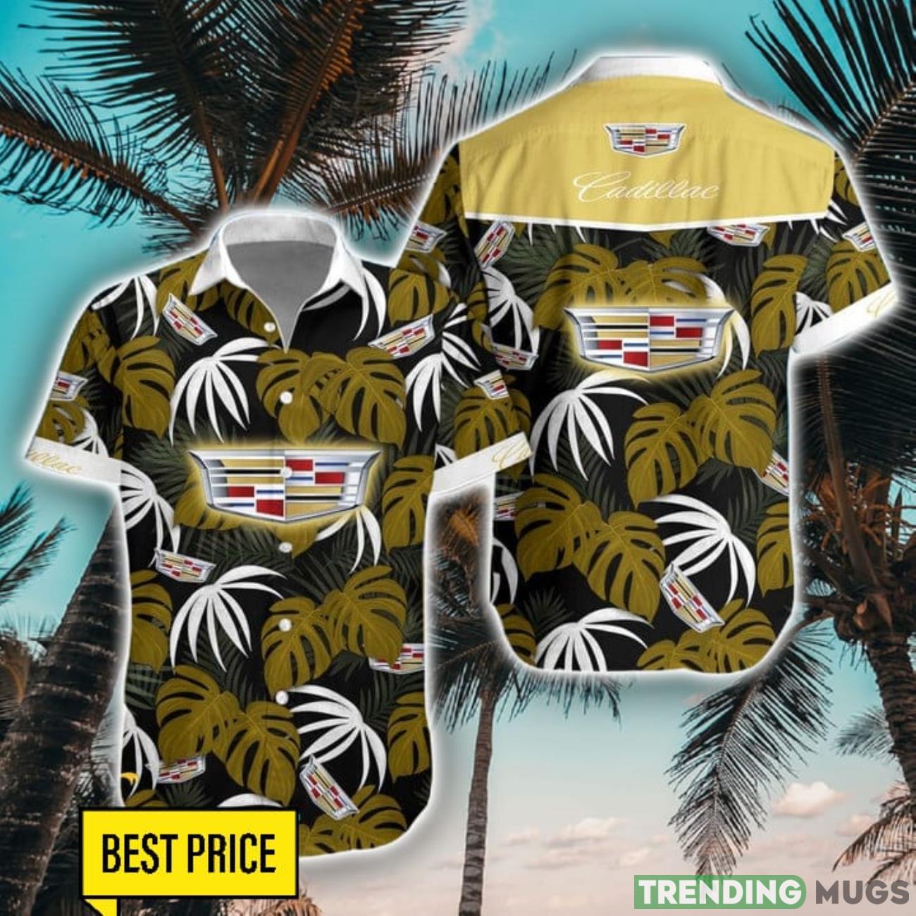 Cadillac Leaf Tropical Pattern Hawaiian Shirt For Men Women Car Lover Shirt Product Photo 1 Cadillac Leaf Tropical Pattern Hawaiian Shirt For Men Women Car Lover Shirt Product Photo 1