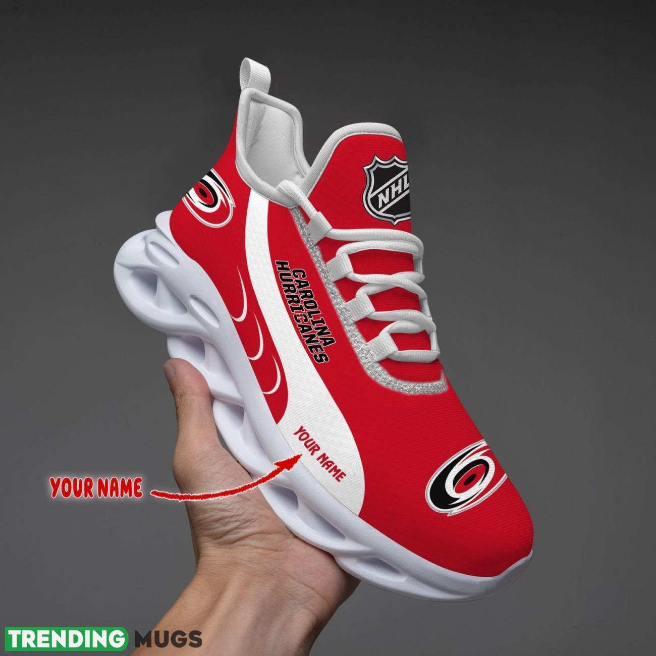 Carolina Hurricanes Max Soul Shoes Custom Name Personalized Sneakers Running Gift Product Photo 1 Carolina Hurricanes Max Soul Shoes Custom Name Personalized Sneakers Running Gift Product Photo 1