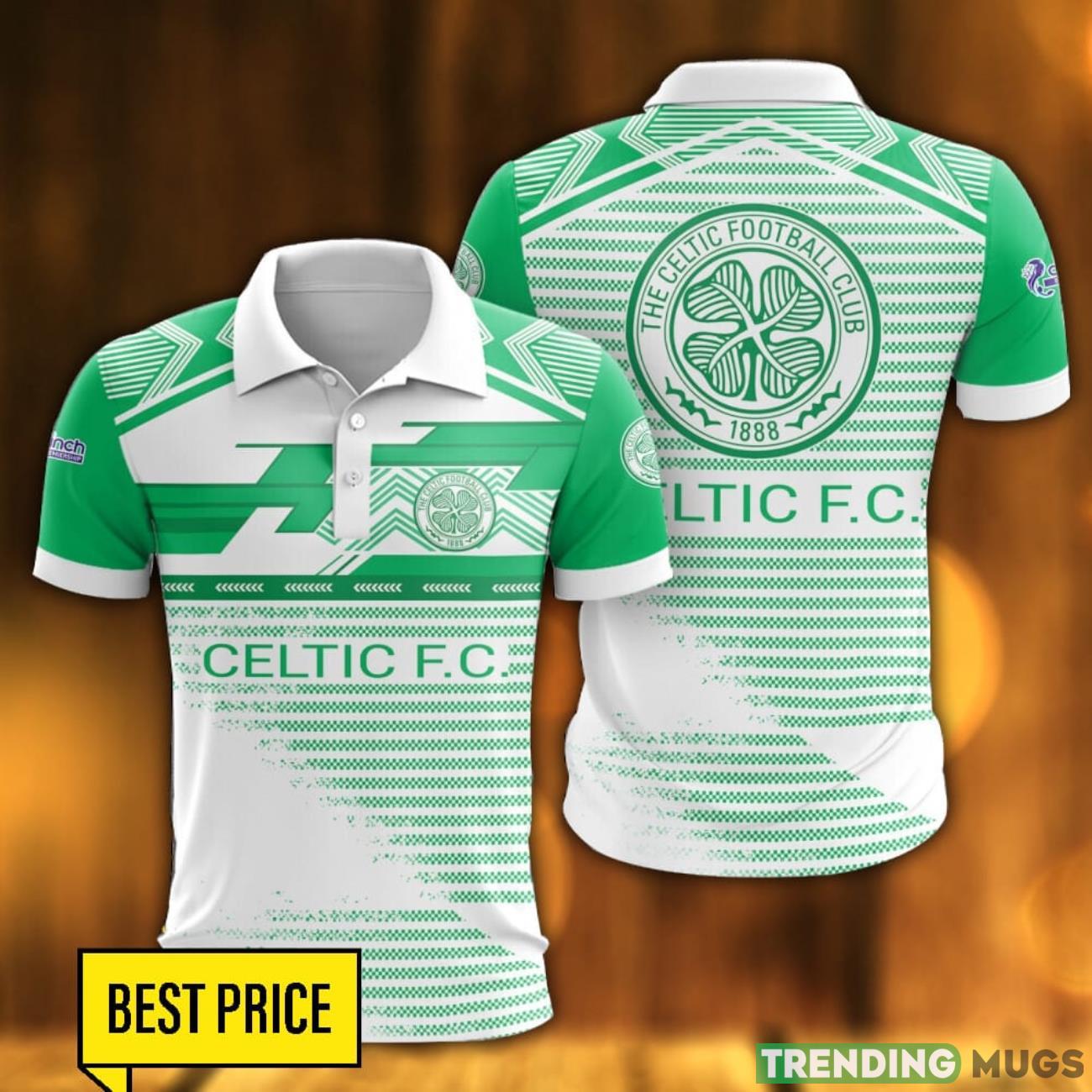 Celtic F.C. All Printed 3D Polo Shirt Men Gift Golf Lover Gift Product Photo 1
