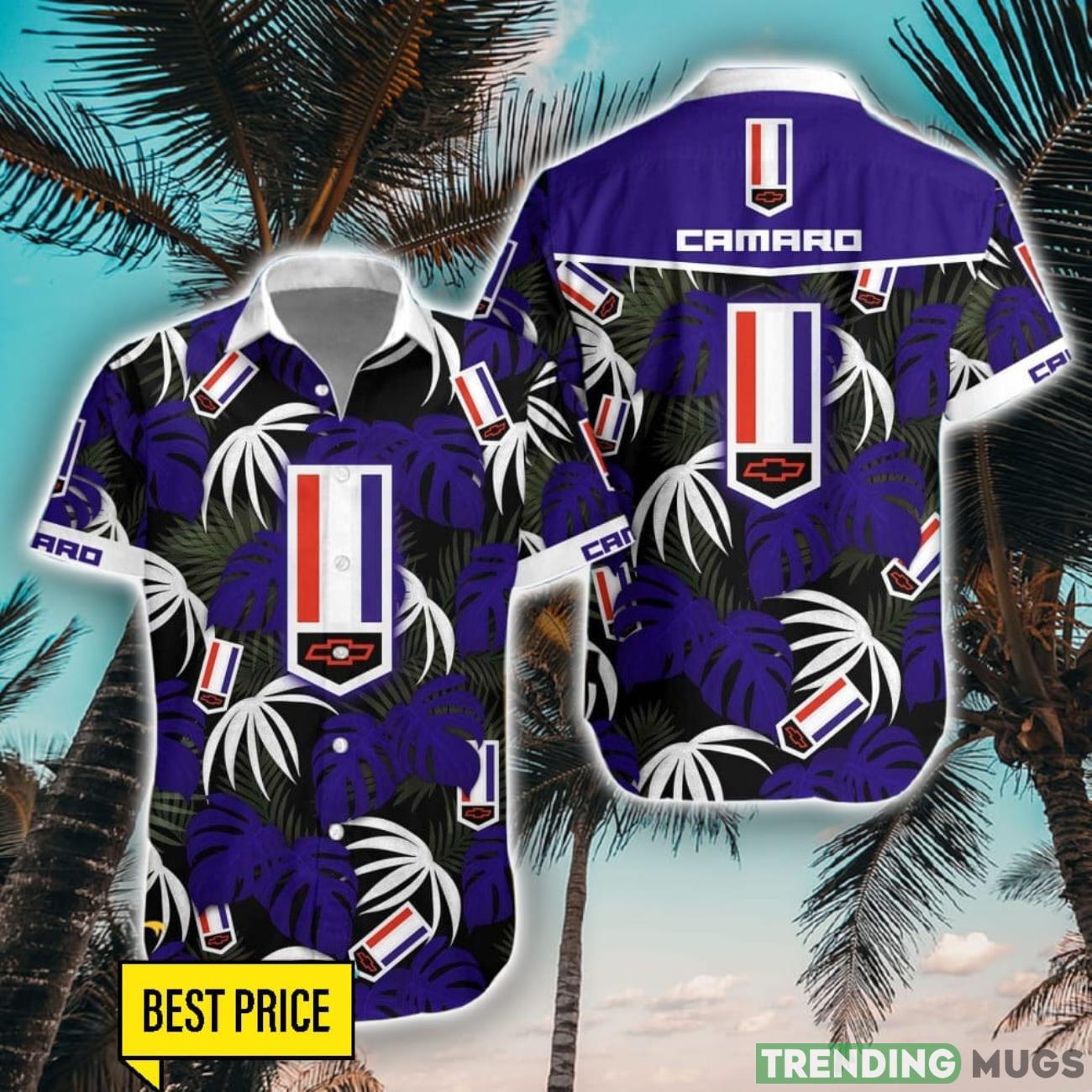 Chevrolet Camaro Leaf Tropical Pattern Hawaiian Shirt For Men Women Car Lover Shirt Product Photo 1 Chevrolet Camaro Leaf Tropical Pattern Hawaiian Shirt For Men Women Car Lover Shirt Product Photo 1