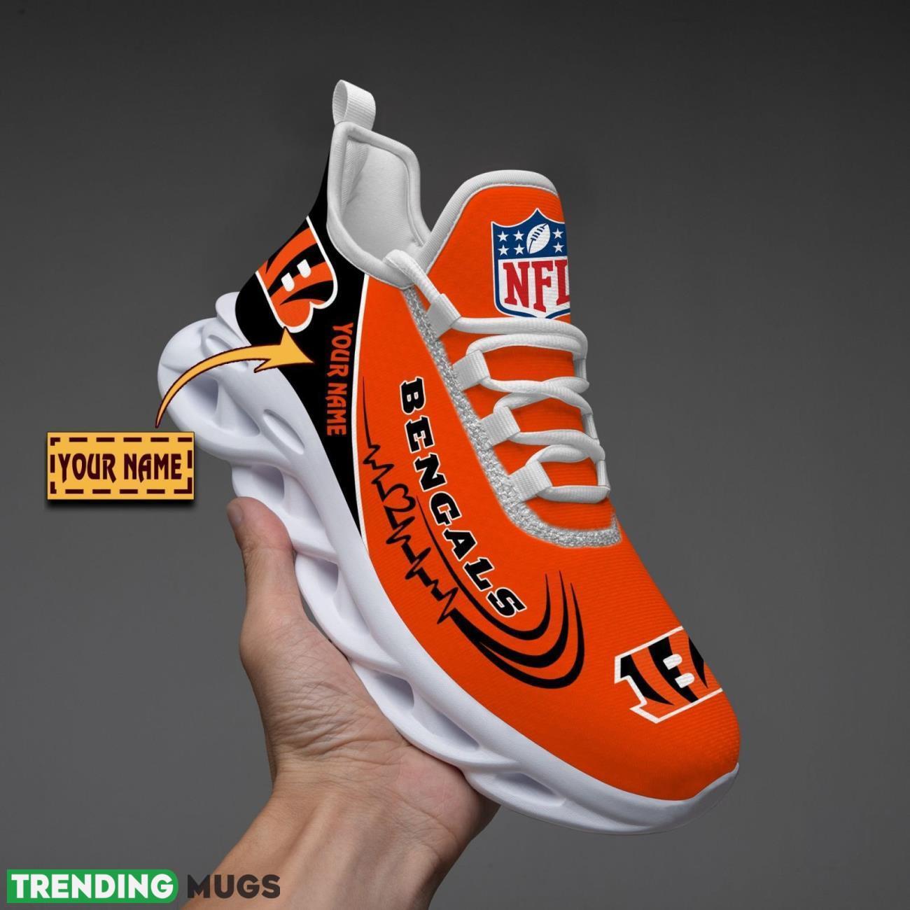 Cincinnati Bengals Lover Running Sneakers Sport Max Soul Shoes For Men Women Custom Name Product Photo 1 Cincinnati Bengals Lover Running Sneakers Sport Max Soul Shoes For Men Women Custom Name Product Photo 1