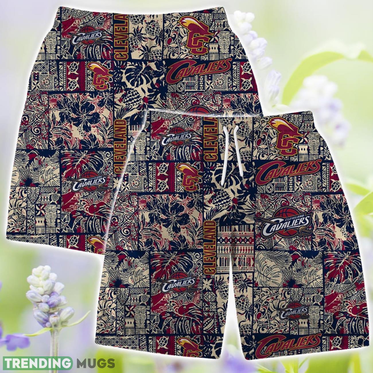 Cleveland Cavaliers NBA Team Floral Pattern Hawaiian Shirts And Beach Shorts Hawaiian & Short Cleveland Cavaliers NBA Team Floral Pattern Hawaiian Shirts And Beach Shorts Hawaiian & Short