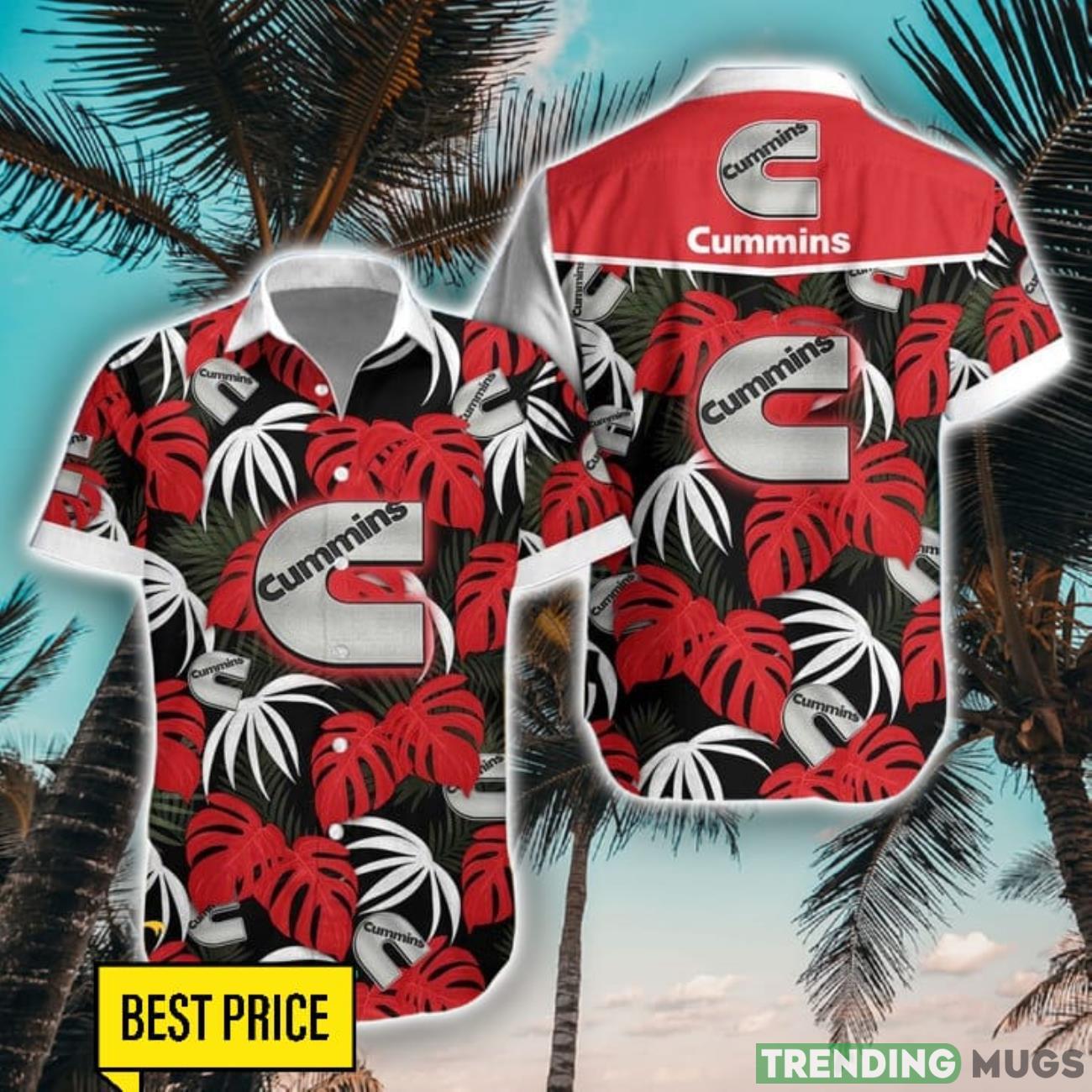Cummins Leaf Tropical Pattern Hawaiian Shirt For Men Women Car Lover Shirt Product Photo 1 Cummins Leaf Tropical Pattern Hawaiian Shirt For Men Women Car Lover Shirt Product Photo 1