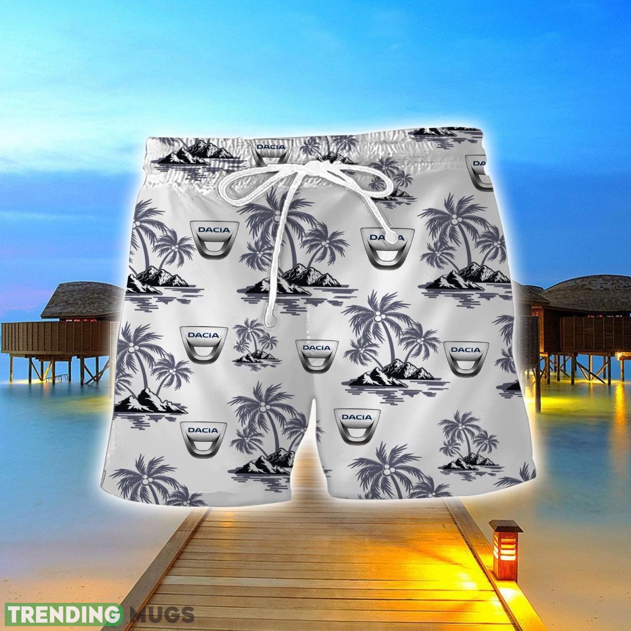 Dacia Coconut Vintage Beach Pattern Hawaiian Shirt And Shorts Set For Fans Hawaiian & Short Dacia Coconut Vintage Beach Pattern Hawaiian Shirt And Shorts Set For Fans Hawaiian & Short