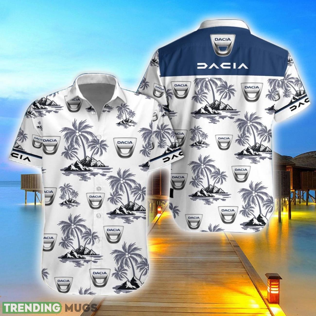 Dacia Coconut Vintage Beach Pattern Hawaiian Shirt And Shorts Set For Fans Product Photo 1 Dacia Coconut Vintage Beach Pattern Hawaiian Shirt And Shorts Set For Fans Product Photo 1