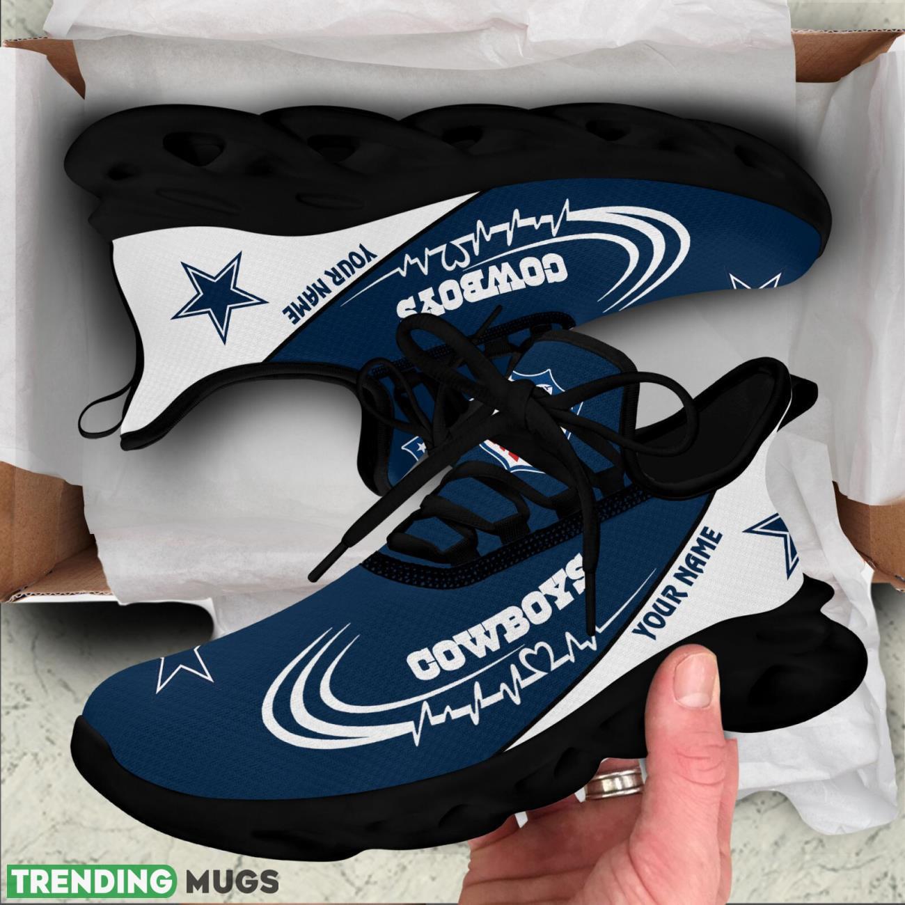 Dallas Cowboys Lover Running Sneakers Sport Max Soul Shoes For Men Women Custom Name Max Soul Dallas Cowboys Lover Running Sneakers Sport Max Soul Shoes For Men Women Custom Name Max Soul