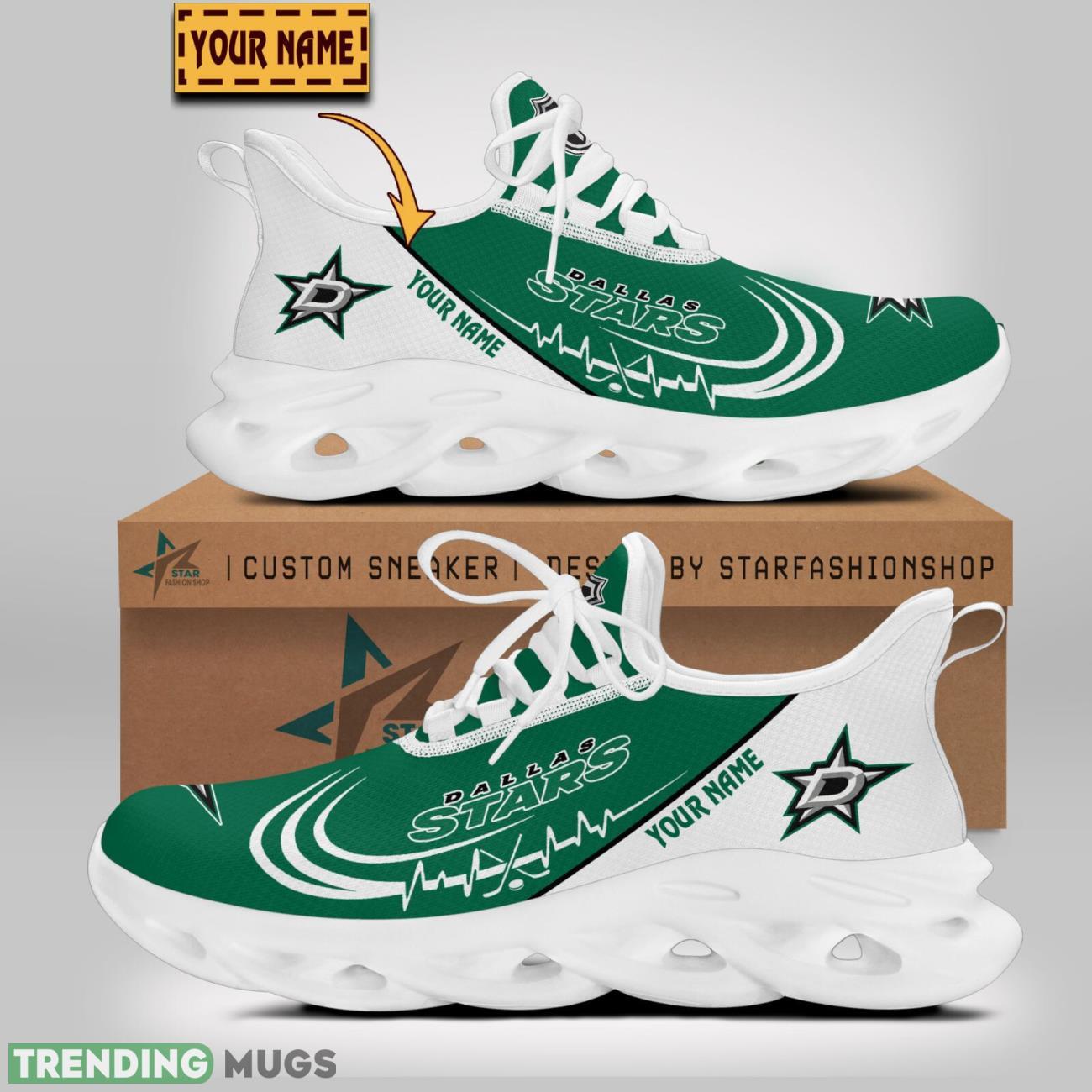 Dallas Stars Lover Running Sneakers Sport Max Soul Shoes For Men Women Custom Name Max Soul Dallas Stars Lover Running Sneakers Sport Max Soul Shoes For Men Women Custom Name Max Soul